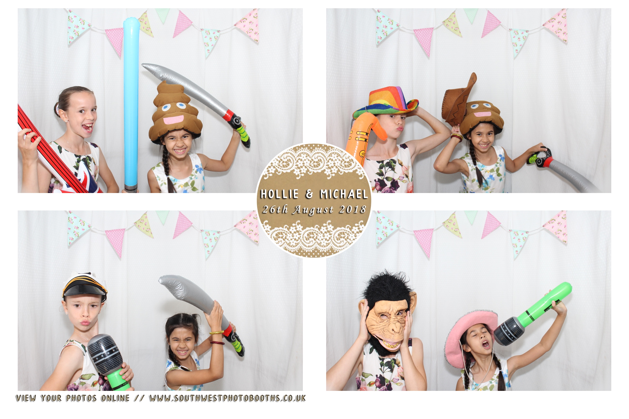 Hollie and Michael | View more photos from the event at gallery.southwestphotobooths.co.uk/u/SWPB/Hollie-and-Michael