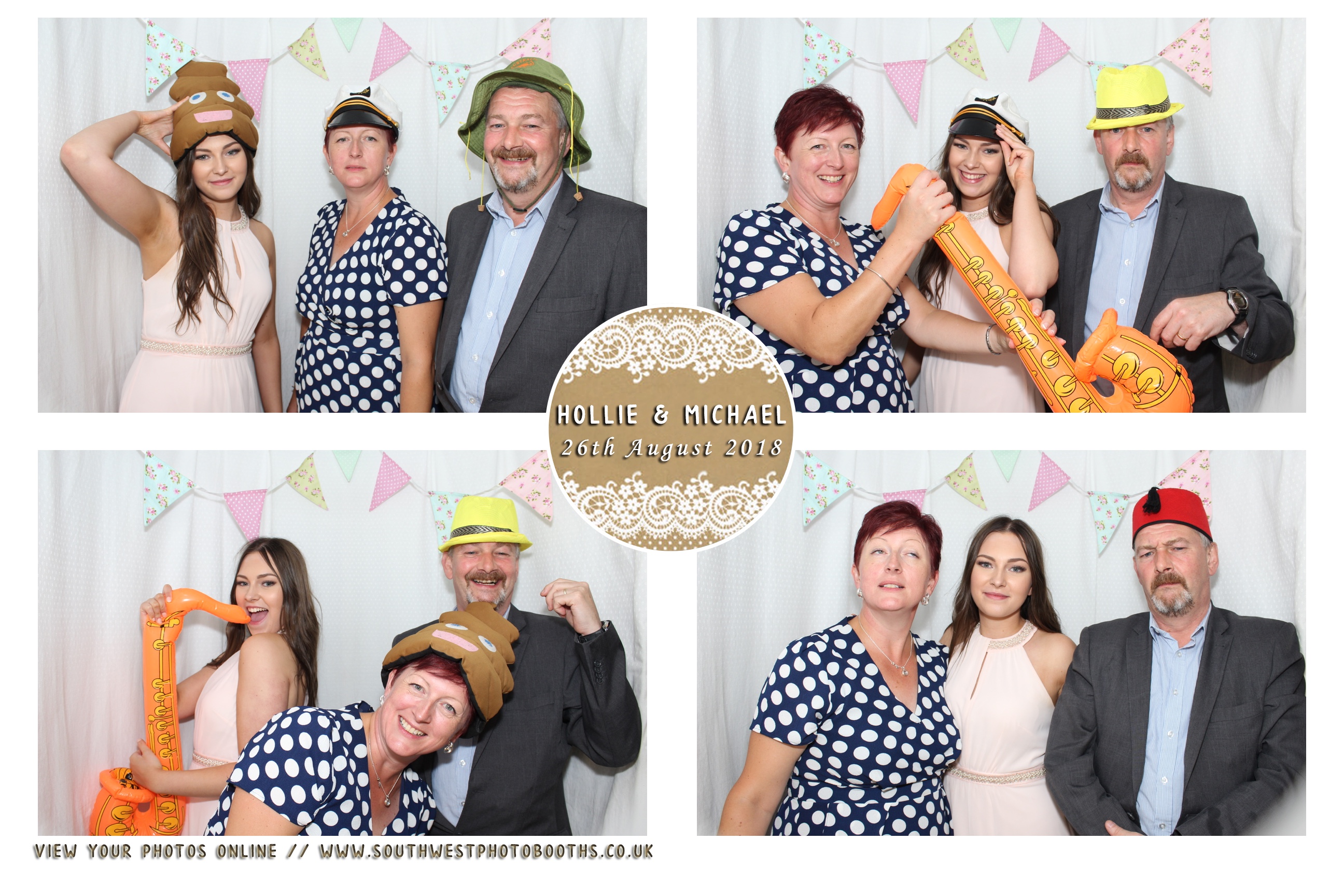 Hollie and Michael | View more photos from the event at gallery.southwestphotobooths.co.uk/u/SWPB/Hollie-and-Michael