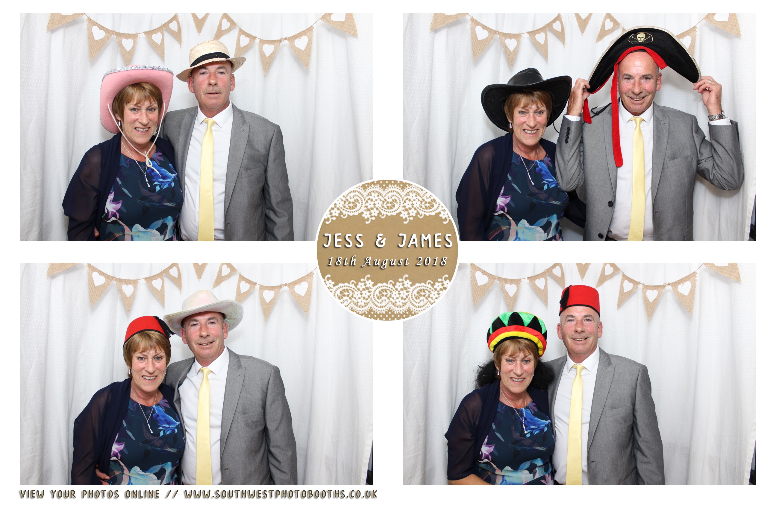 Jess and James | View more photos from the event at gallery.southwestphotobooths.co.uk/u/SWPB/Jess-and-James