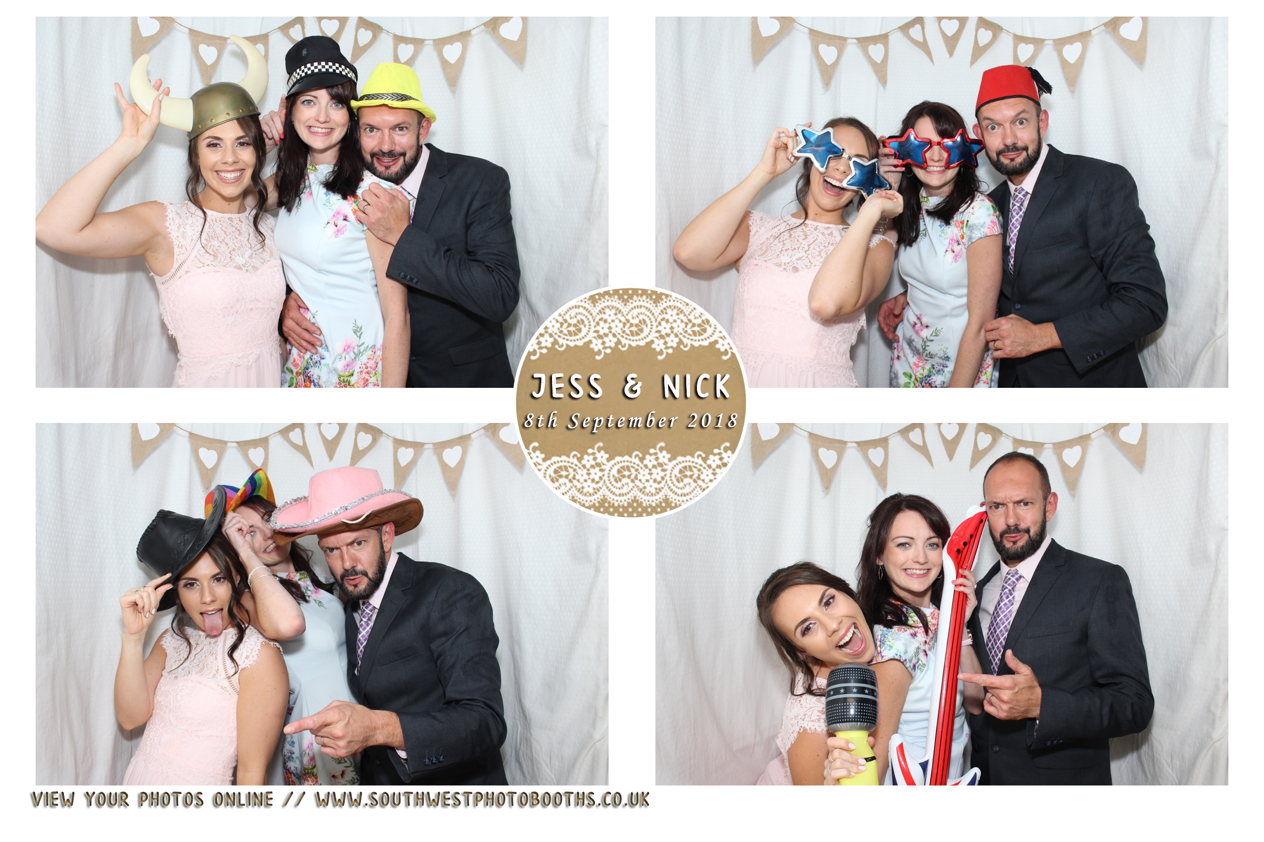 Jess and Nick | View more photos from the event at gallery.southwestphotobooths.co.uk/u/SWPB/Jess-and-Nick