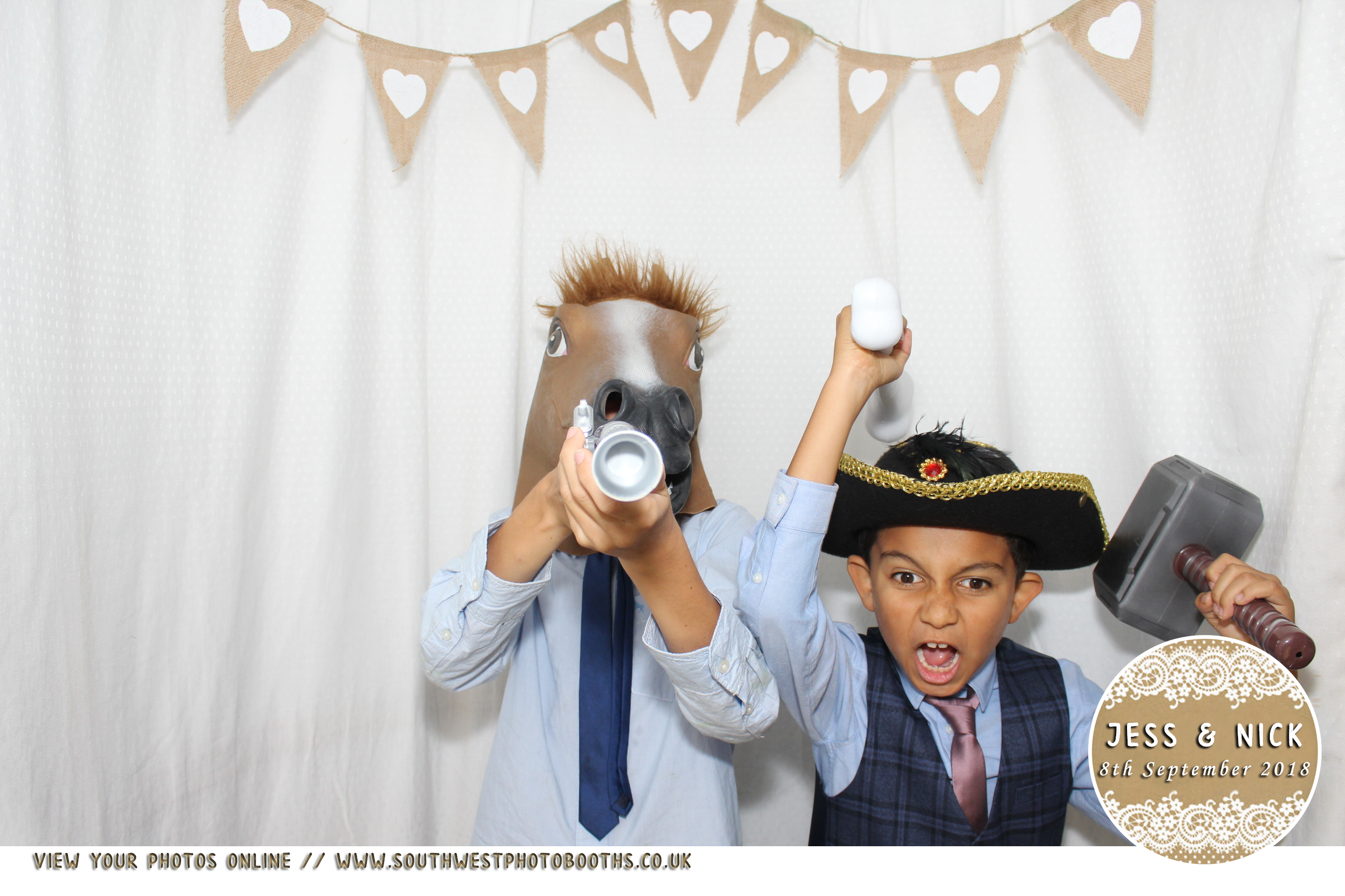 Jess and Nick | View more photos from the event at gallery.southwestphotobooths.co.uk/u/SWPB/Jess-and-Nick