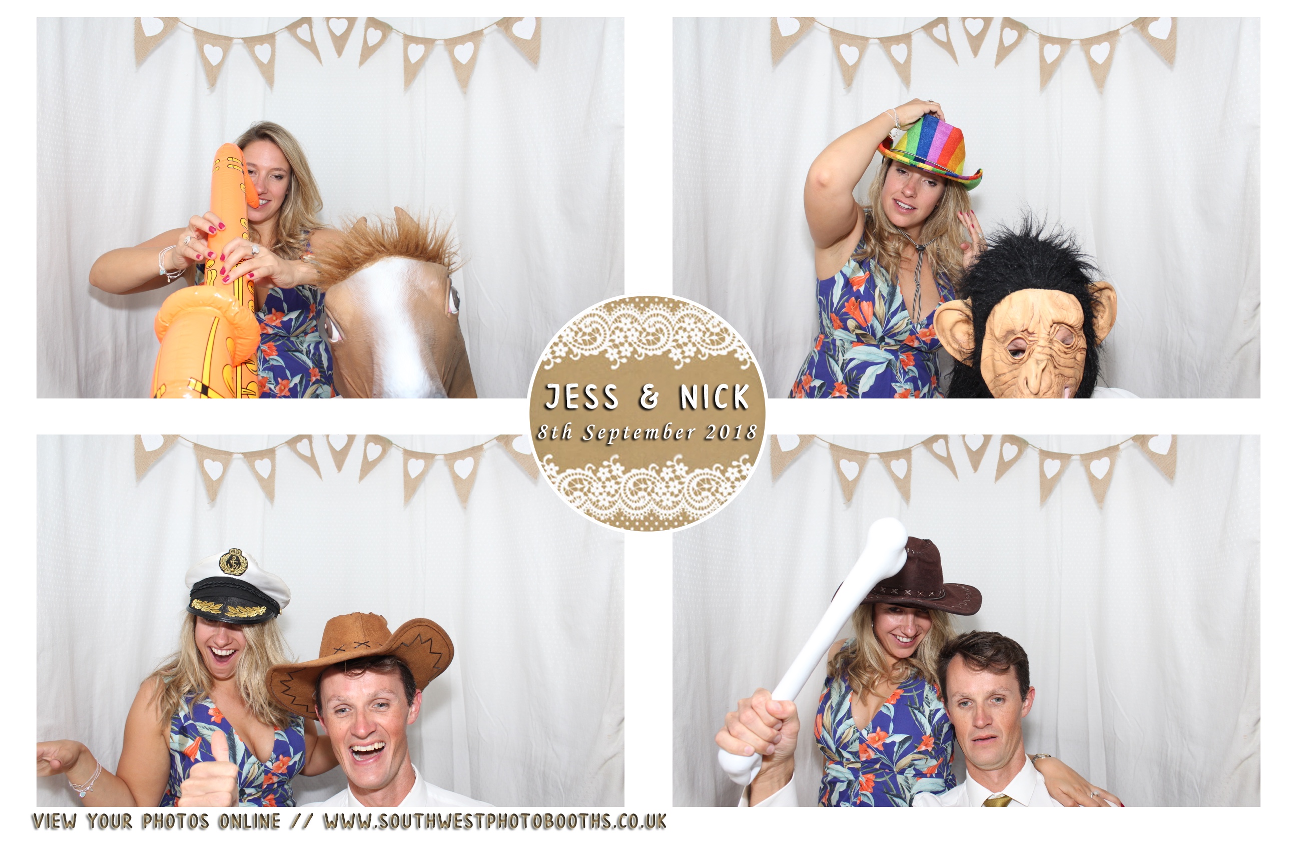 Jess and Nick | View more photos from the event at gallery.southwestphotobooths.co.uk/u/SWPB/Jess-and-Nick