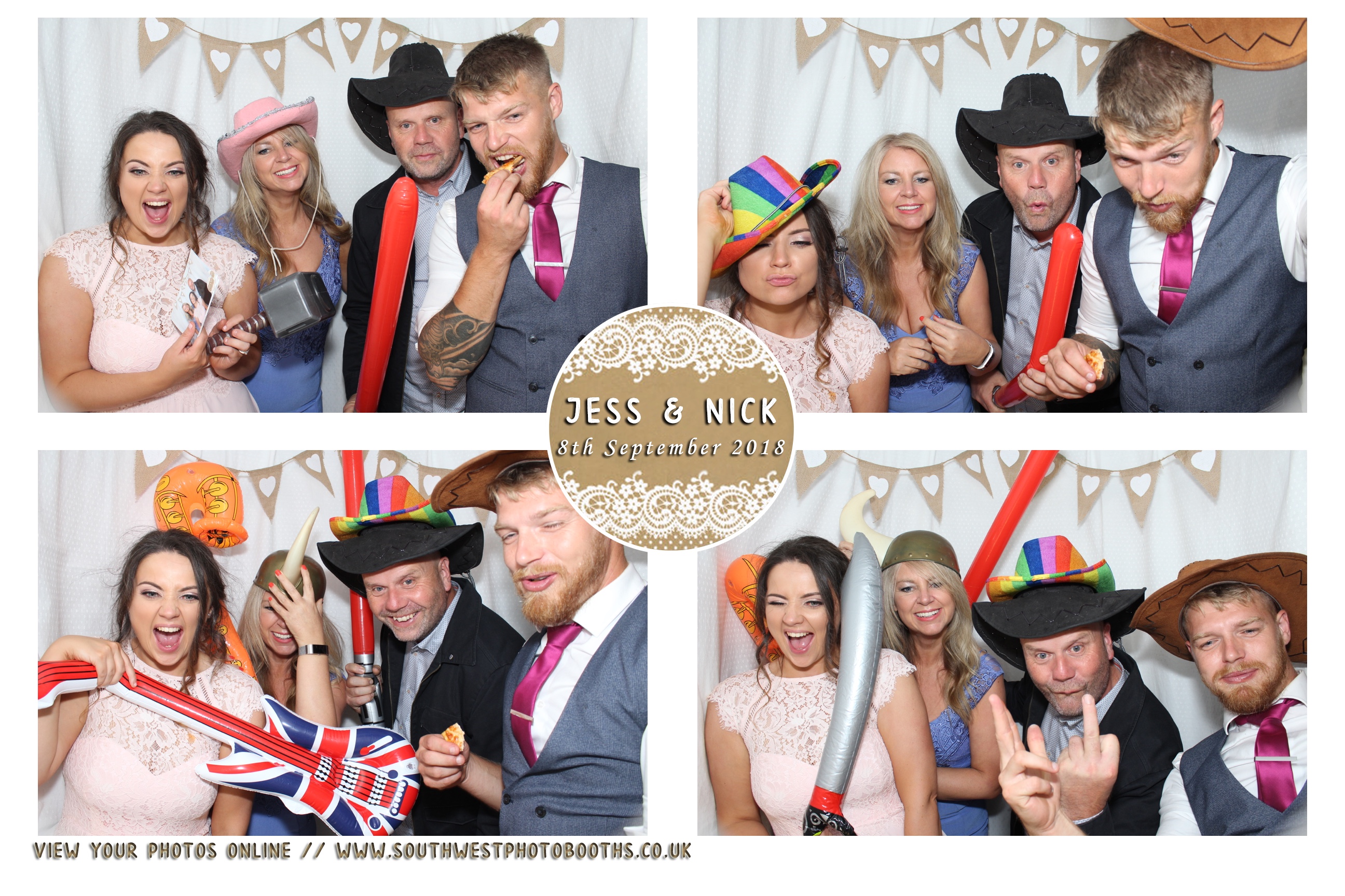 Jess and Nick | View more photos from the event at gallery.southwestphotobooths.co.uk/u/SWPB/Jess-and-Nick