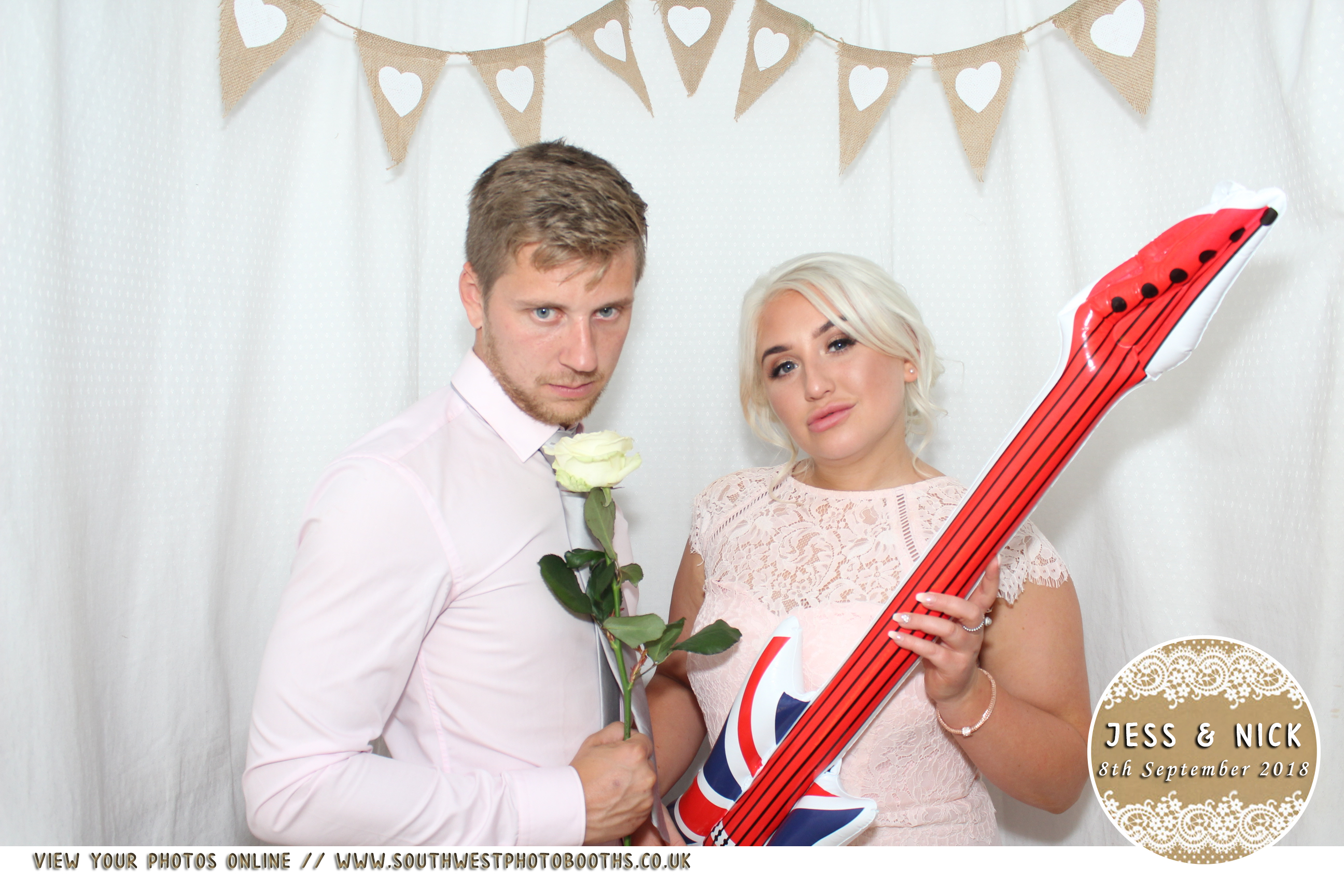 Jess and Nick | View more photos from the event at gallery.southwestphotobooths.co.uk/u/SWPB/Jess-and-Nick