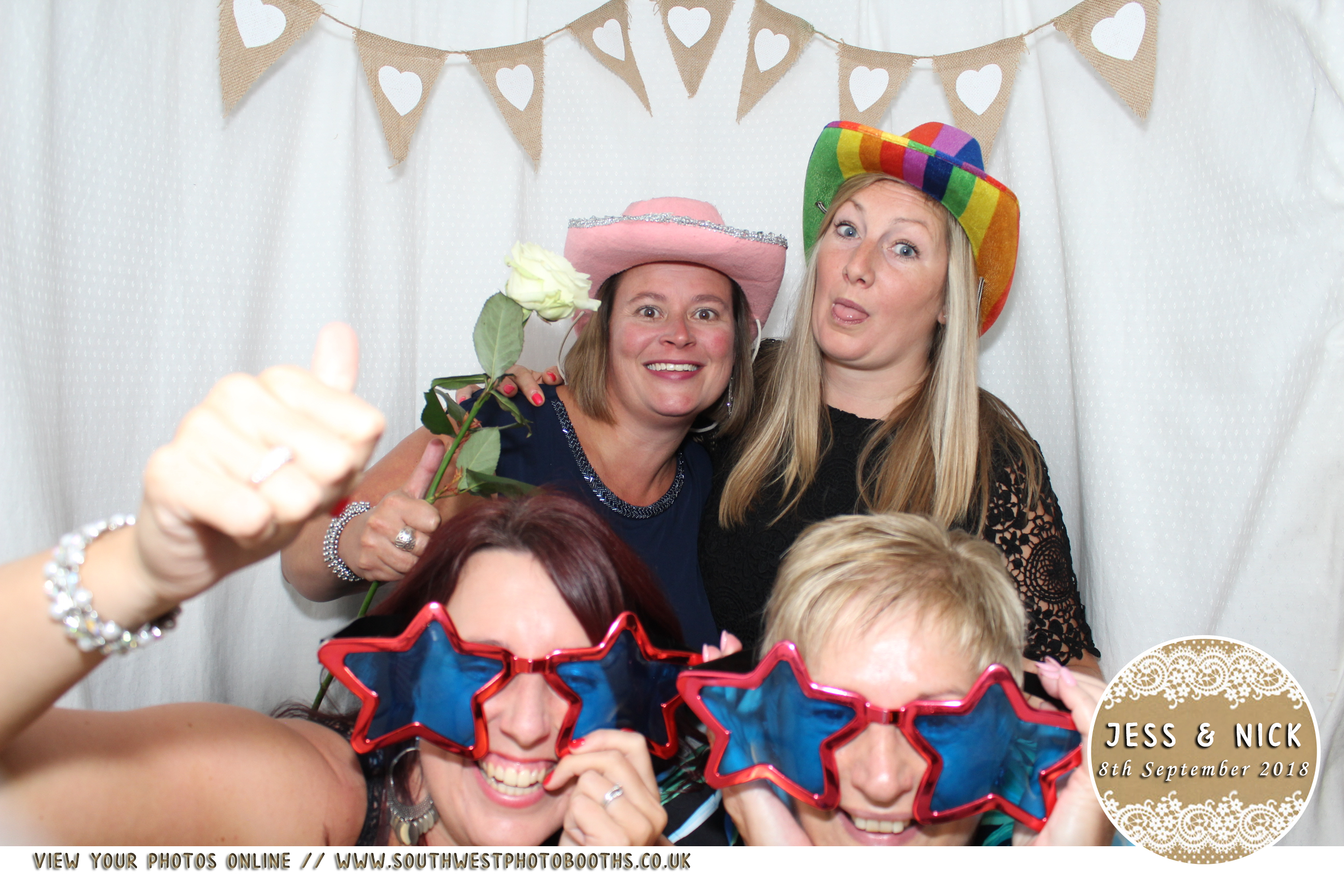 Jess and Nick | View more photos from the event at gallery.southwestphotobooths.co.uk/u/SWPB/Jess-and-Nick