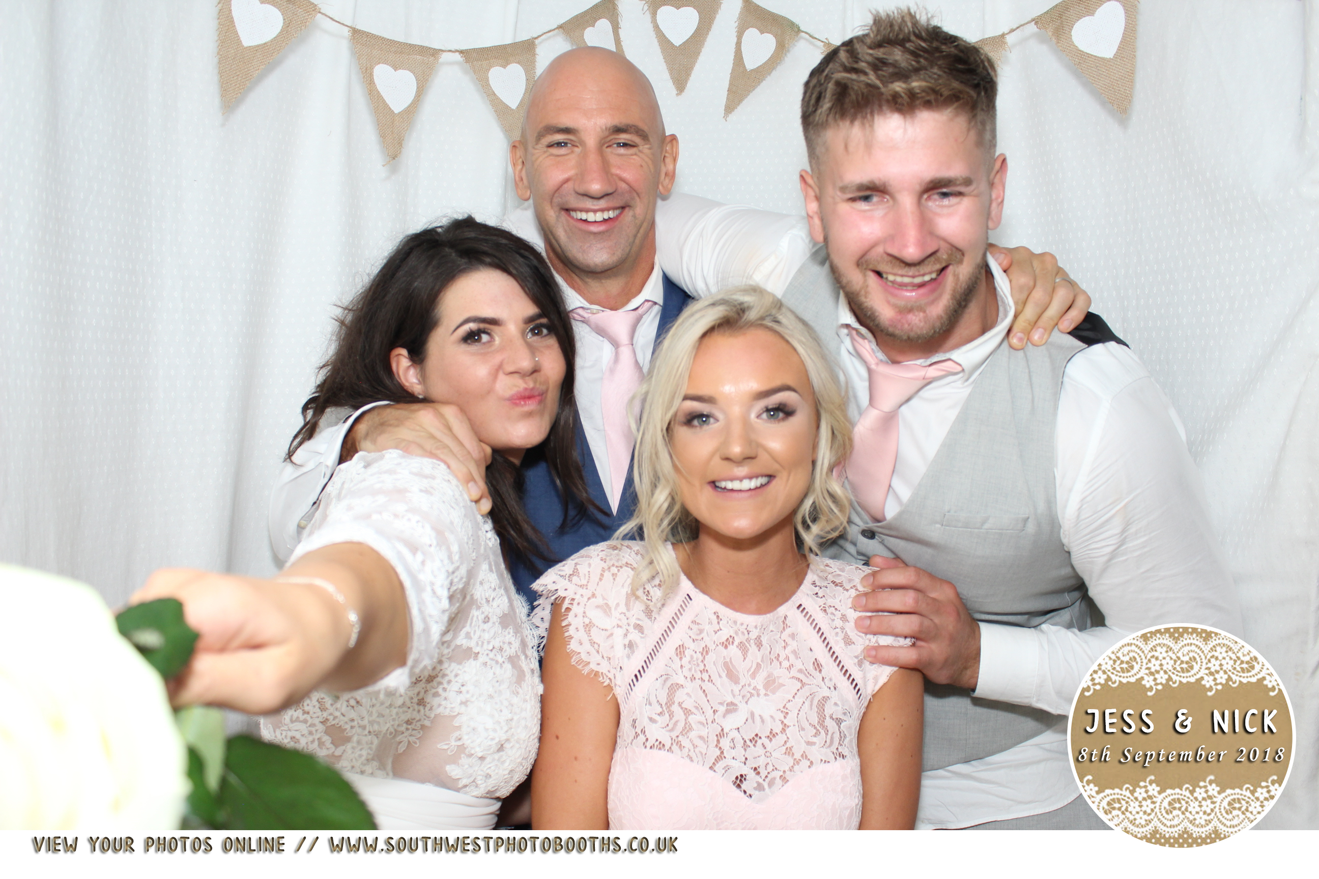 Jess and Nick | View more photos from the event at gallery.southwestphotobooths.co.uk/u/SWPB/Jess-and-Nick