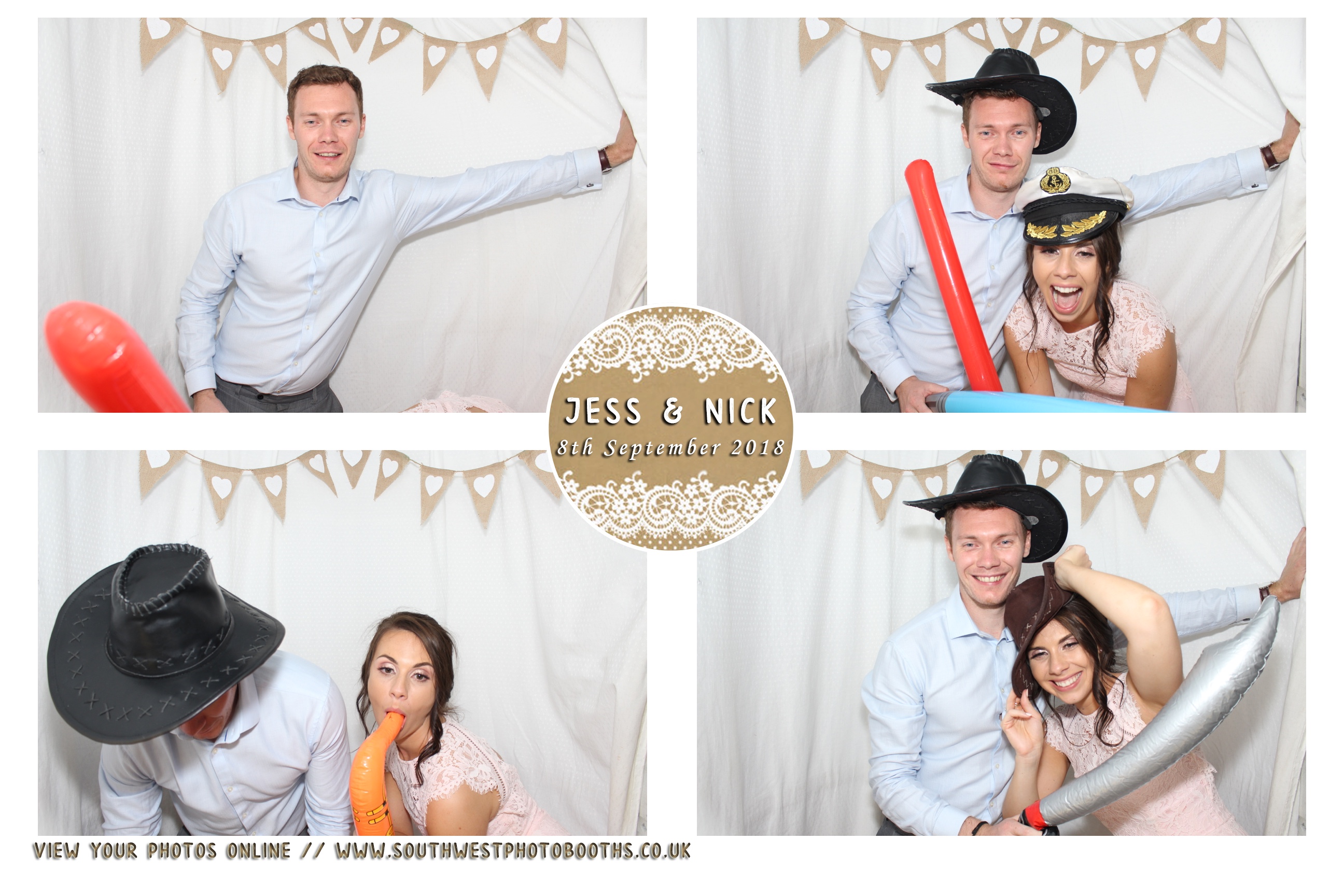 Jess and Nick | View more photos from the event at gallery.southwestphotobooths.co.uk/u/SWPB/Jess-and-Nick