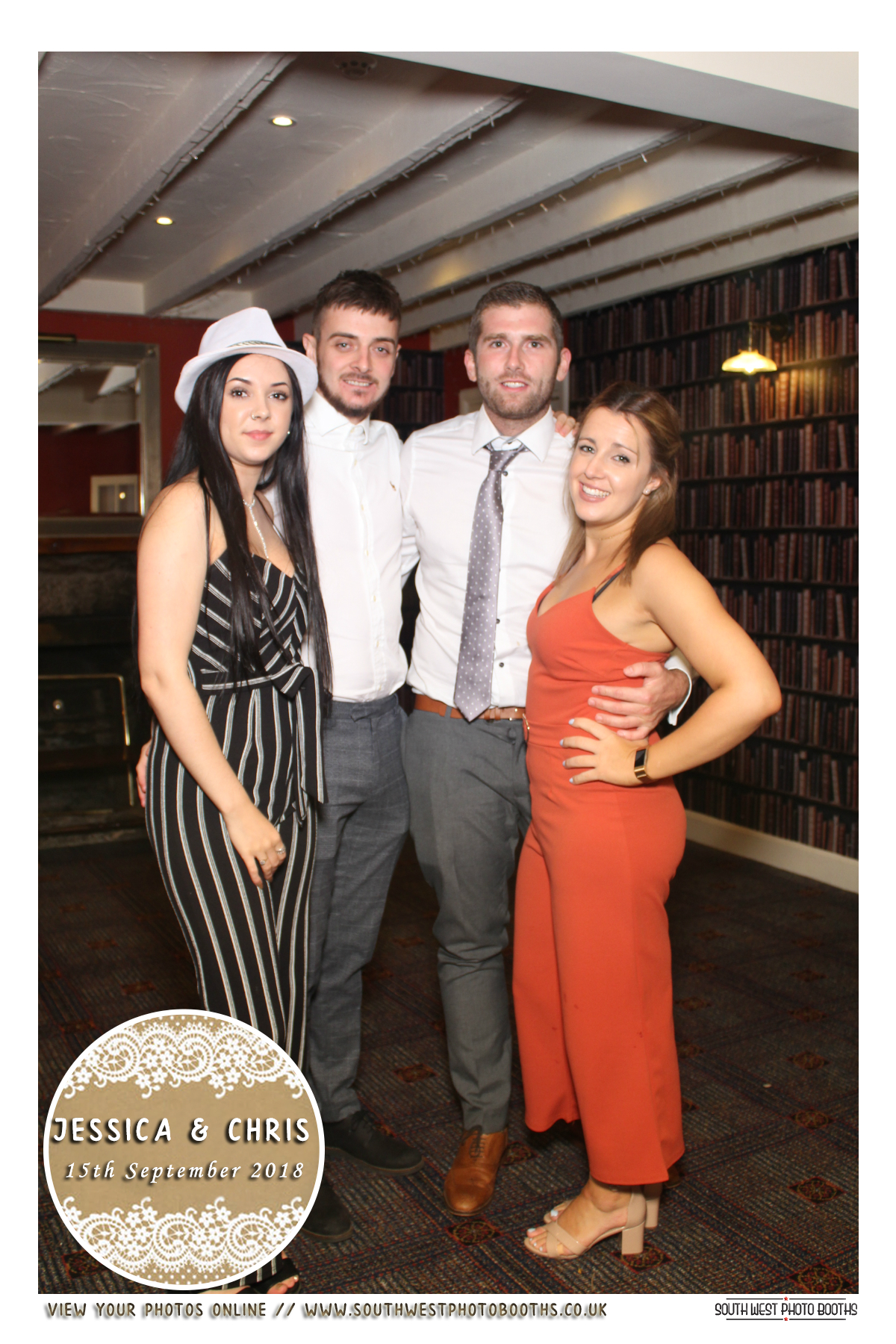 Jessica and Chris | View more photos from the event at gallery.southwestphotobooths.co.uk/u/SWPB/Jessica-and-Chris