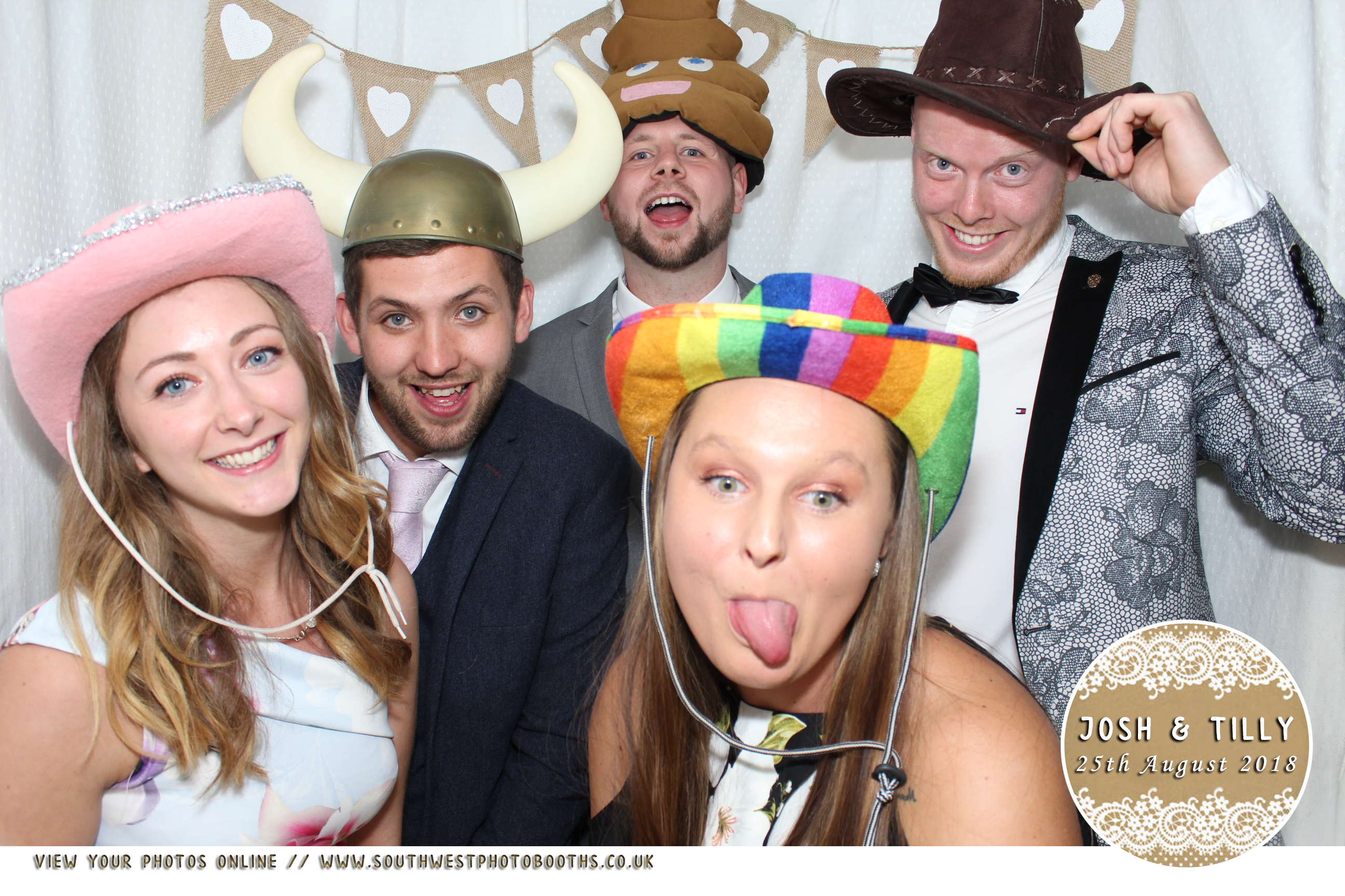 Josh and Tilly | View more photos from the event at gallery.southwestphotobooths.co.uk/u/SWPB/Josh-and-Tilly