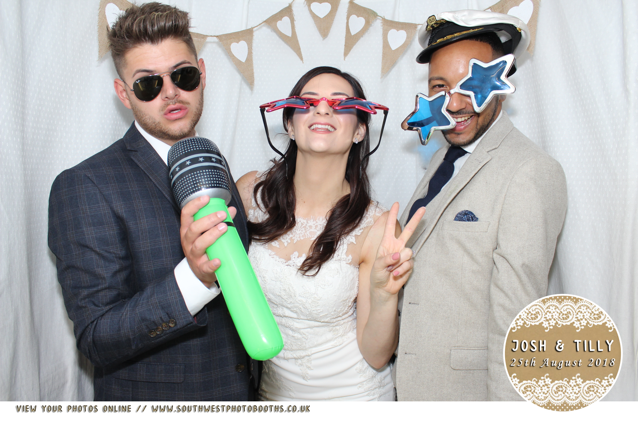 Josh and Tilly | View more photos from the event at gallery.southwestphotobooths.co.uk/u/SWPB/Josh-and-Tilly