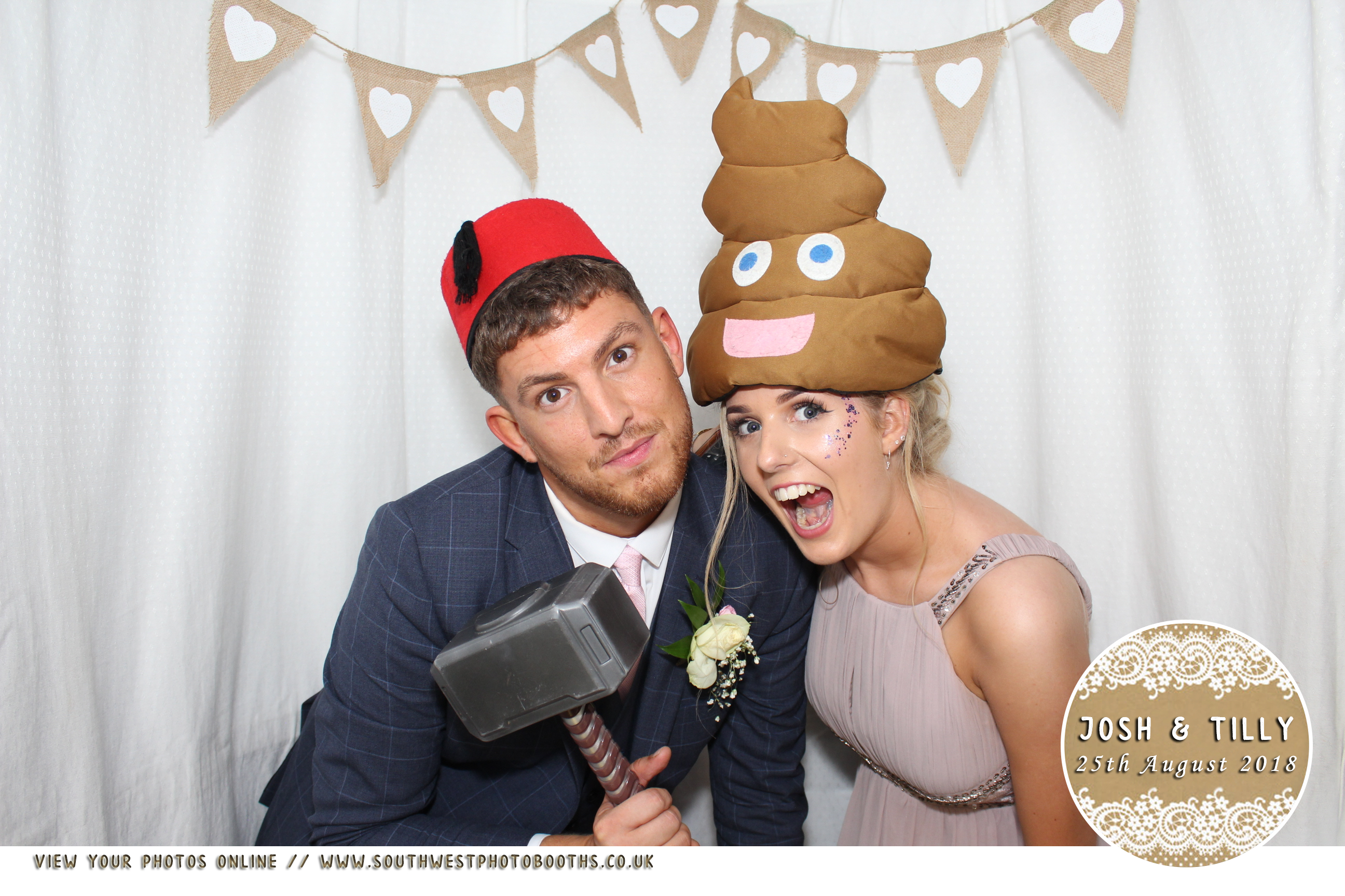 Josh and Tilly | View more photos from the event at gallery.southwestphotobooths.co.uk/u/SWPB/Josh-and-Tilly