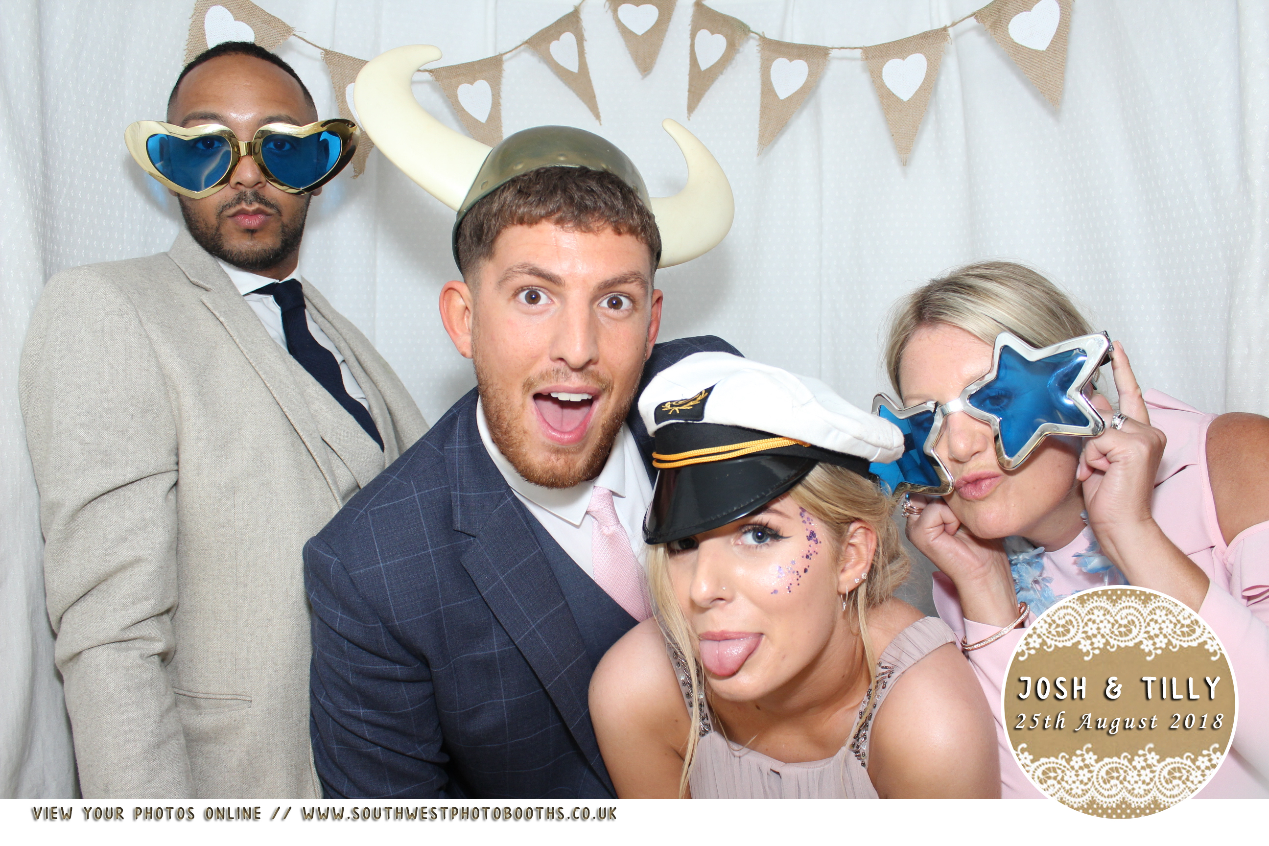 Josh and Tilly | View more photos from the event at gallery.southwestphotobooths.co.uk/u/SWPB/Josh-and-Tilly