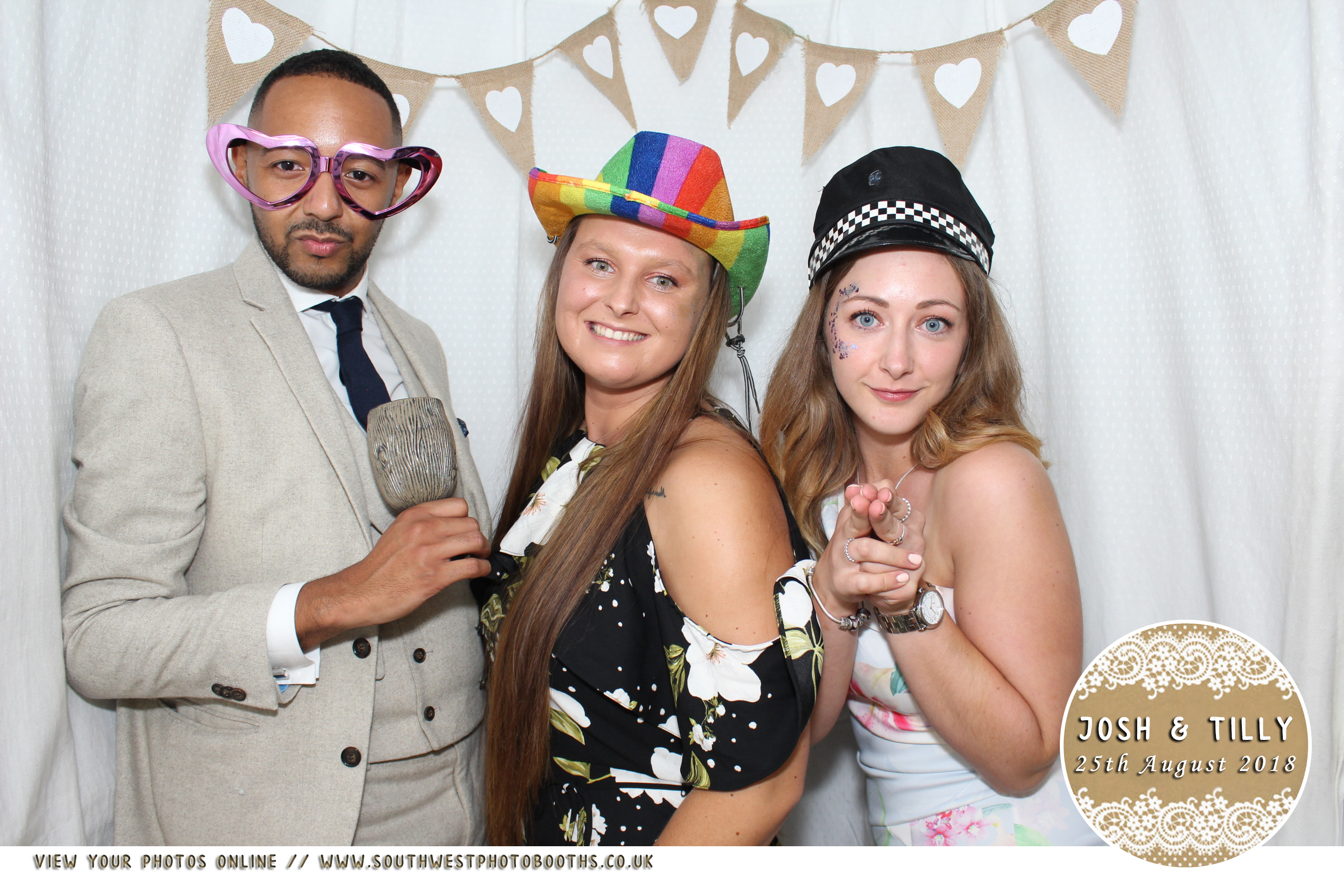Josh and Tilly | View more photos from the event at gallery.southwestphotobooths.co.uk/u/SWPB/Josh-and-Tilly