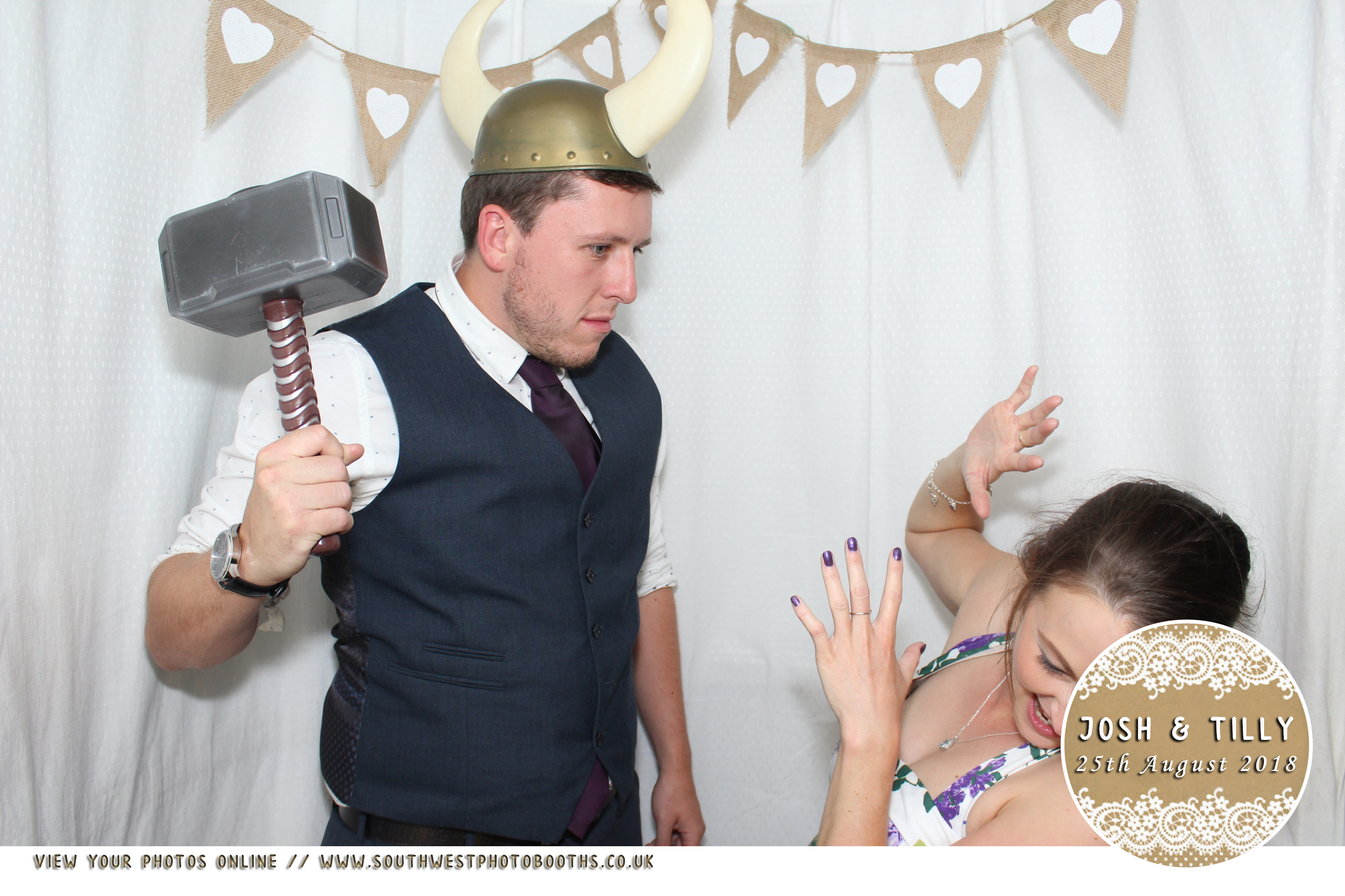 Josh and Tilly | View more photos from the event at gallery.southwestphotobooths.co.uk/u/SWPB/Josh-and-Tilly