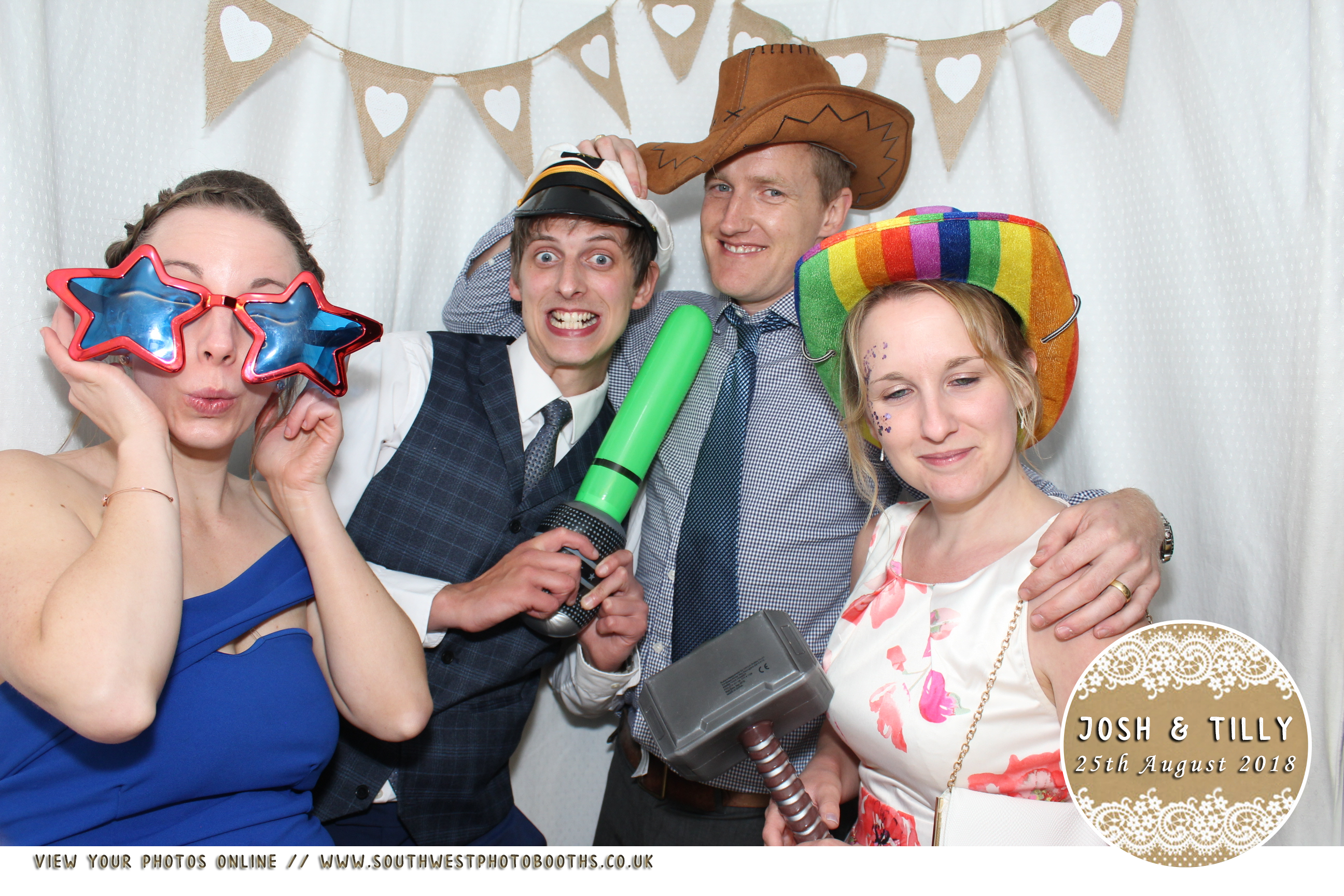 Josh and Tilly | View more photos from the event at gallery.southwestphotobooths.co.uk/u/SWPB/Josh-and-Tilly