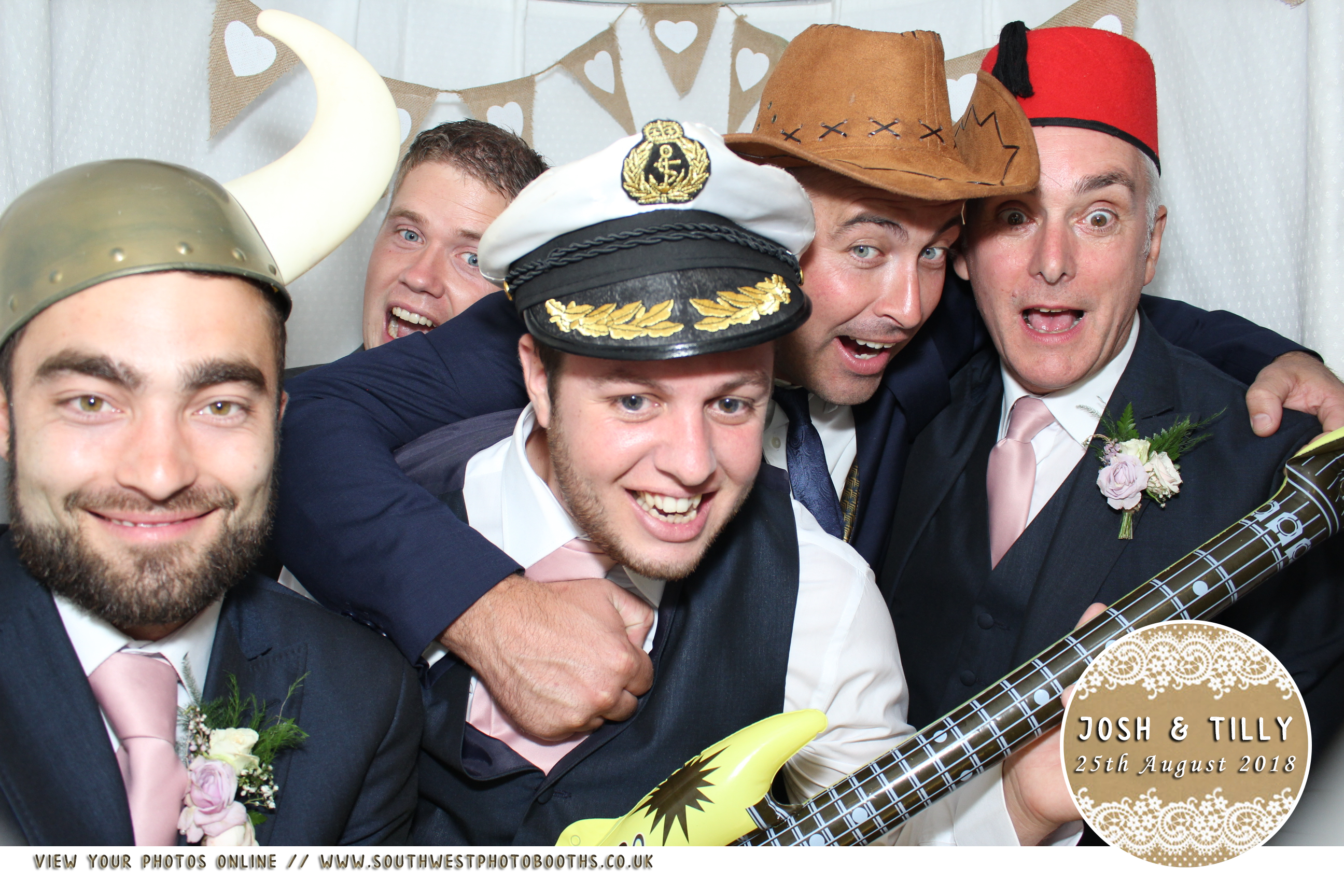 Josh and Tilly | View more photos from the event at gallery.southwestphotobooths.co.uk/u/SWPB/Josh-and-Tilly