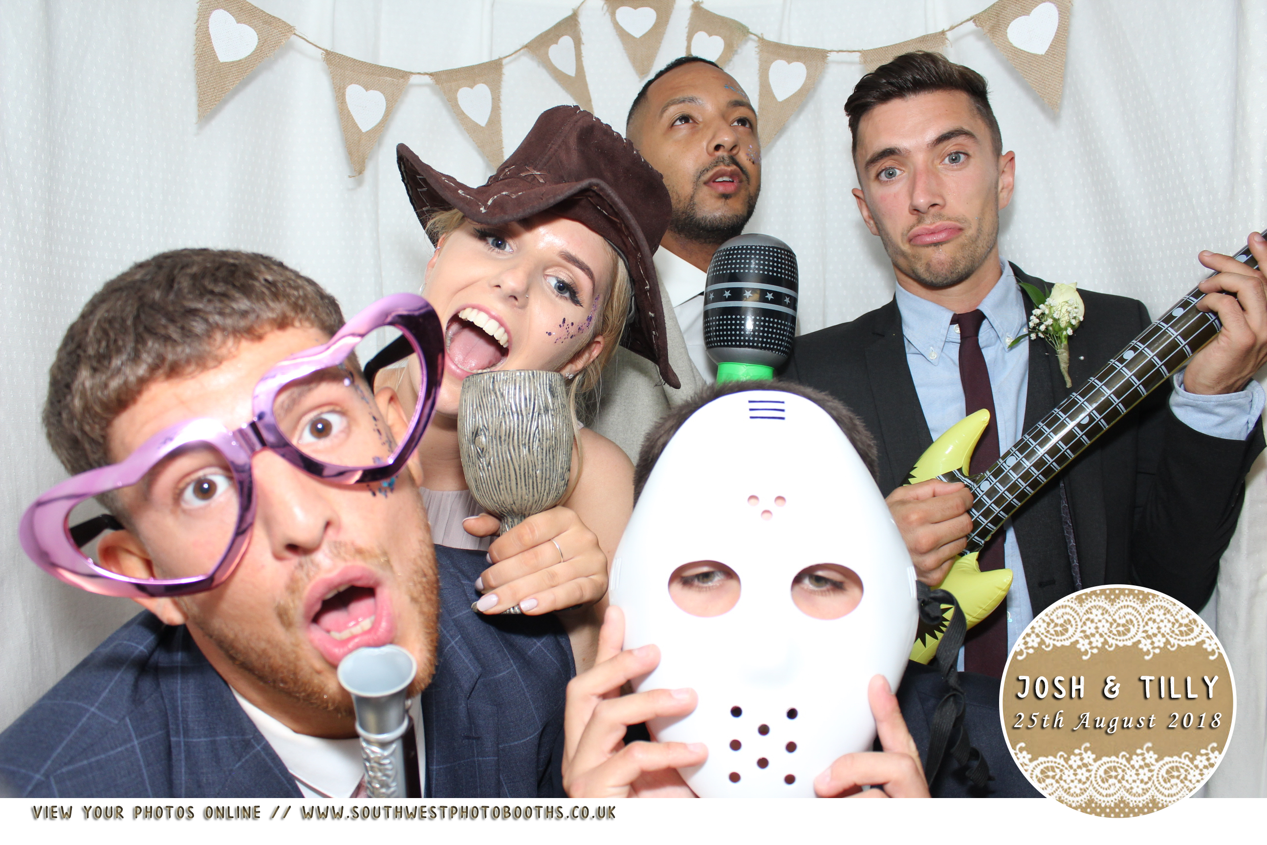 Josh and Tilly | View more photos from the event at gallery.southwestphotobooths.co.uk/u/SWPB/Josh-and-Tilly