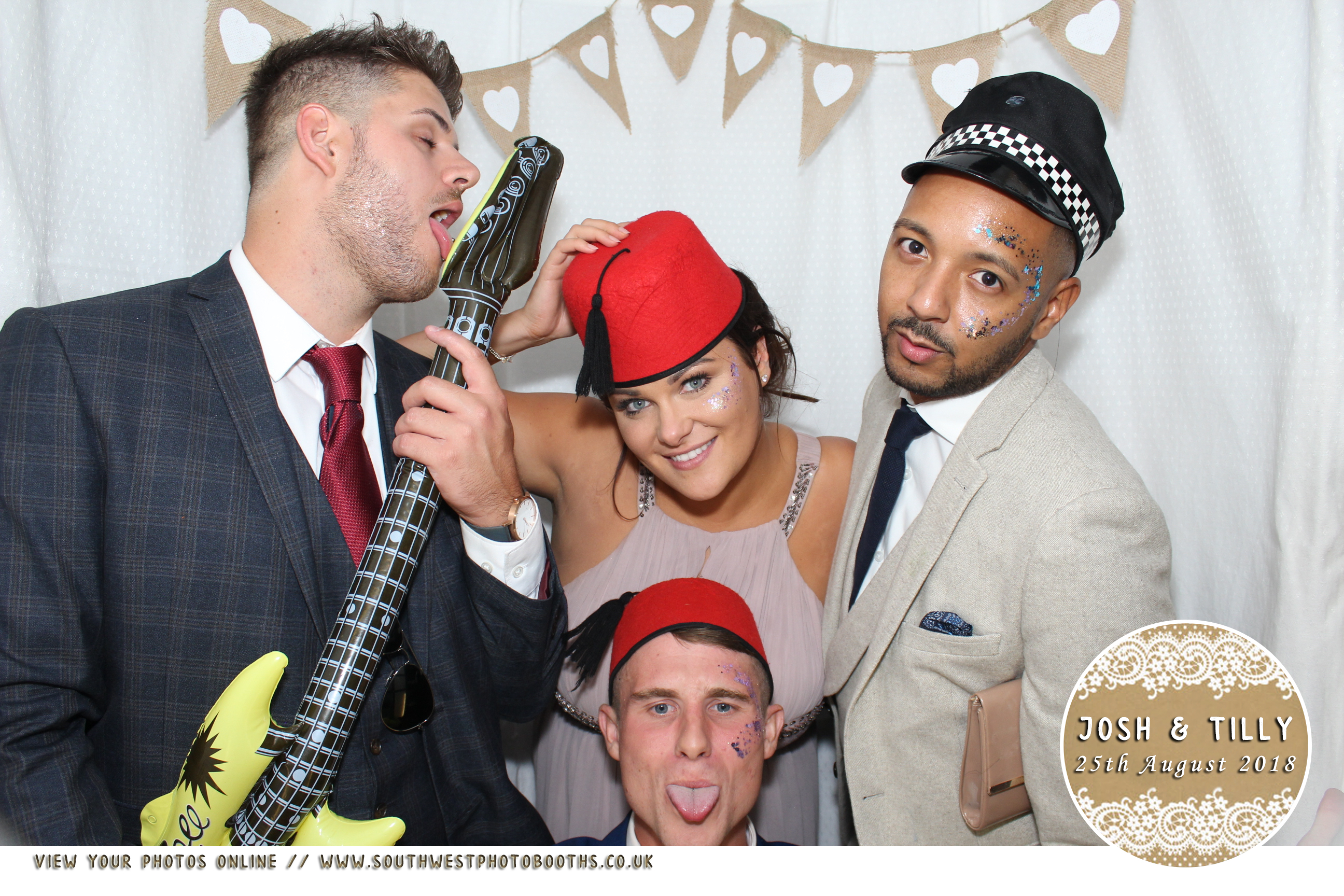 Josh and Tilly | View more photos from the event at gallery.southwestphotobooths.co.uk/u/SWPB/Josh-and-Tilly