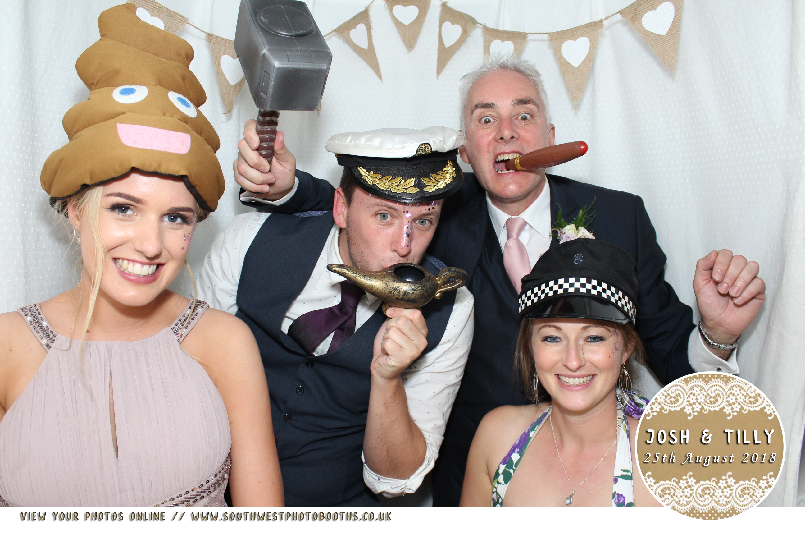 Josh and Tilly | View more photos from the event at gallery.southwestphotobooths.co.uk/u/SWPB/Josh-and-Tilly