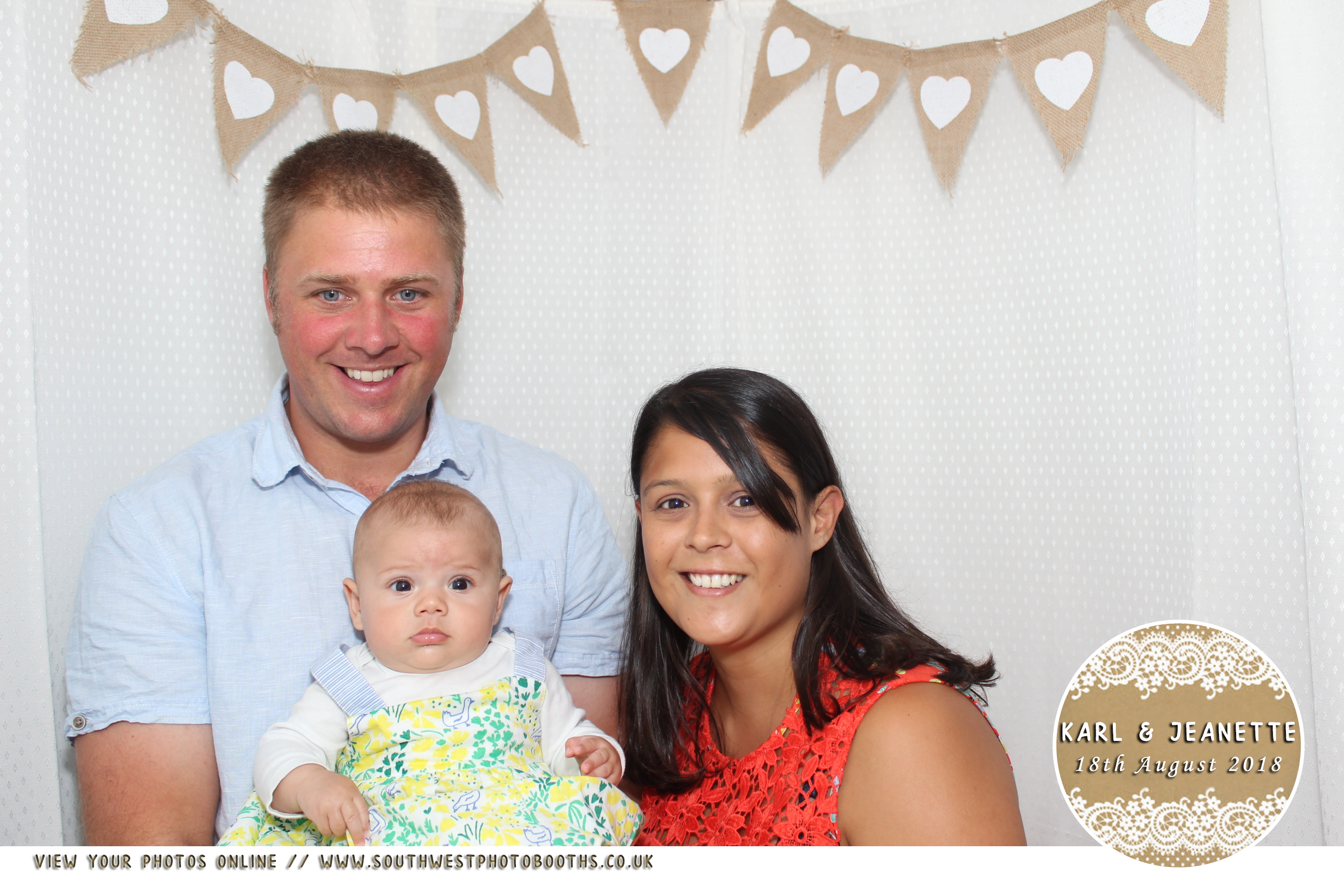 Karl and Jeanette | View more photos from the event at gallery.southwestphotobooths.co.uk/u/SWPB/Karl-and-Jeanette