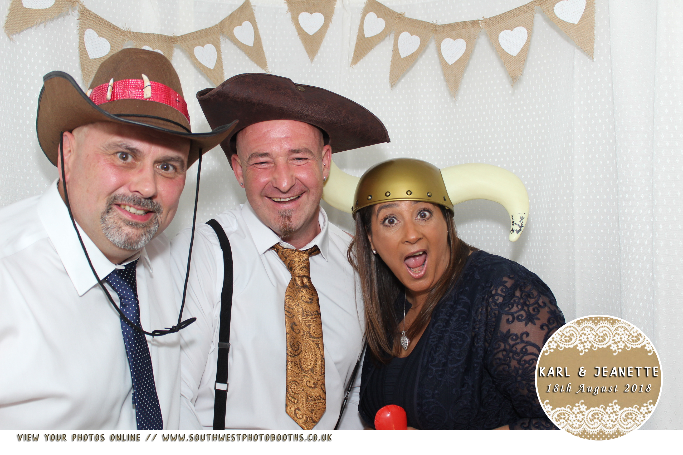 Karl and Jeanette | View more photos from the event at gallery.southwestphotobooths.co.uk/u/SWPB/Karl-and-Jeanette