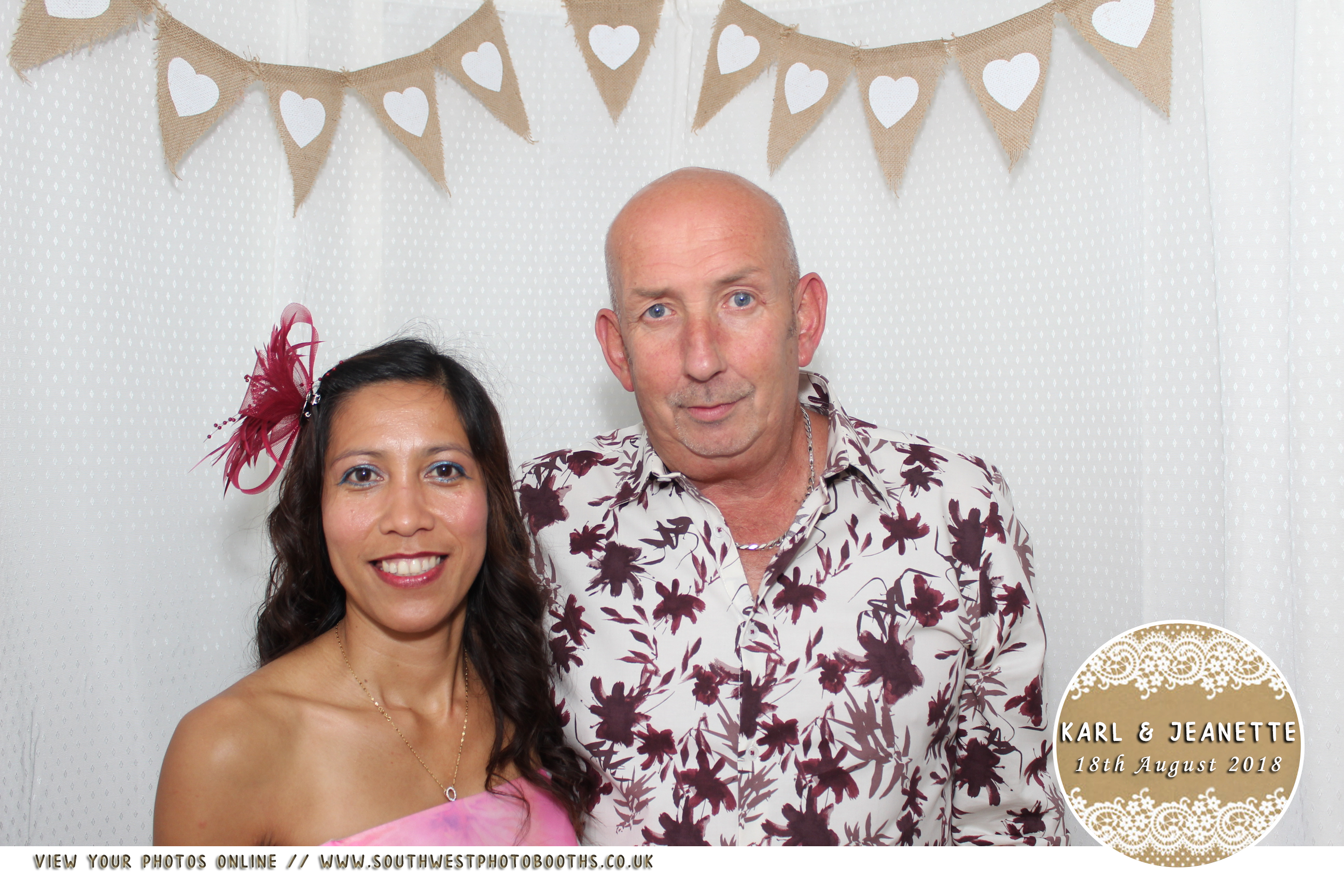 Karl and Jeanette | View more photos from the event at gallery.southwestphotobooths.co.uk/u/SWPB/Karl-and-Jeanette