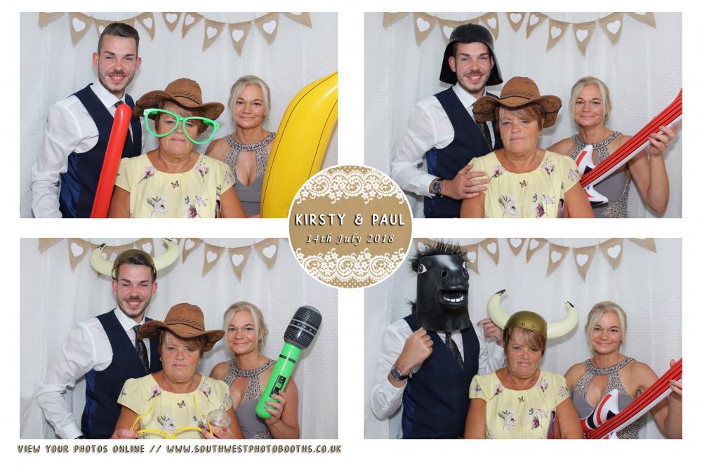 Kirsty and Paul | View more photos from the event at gallery.southwestphotobooths.co.uk/u/SWPB/Kirsty-and-Paul