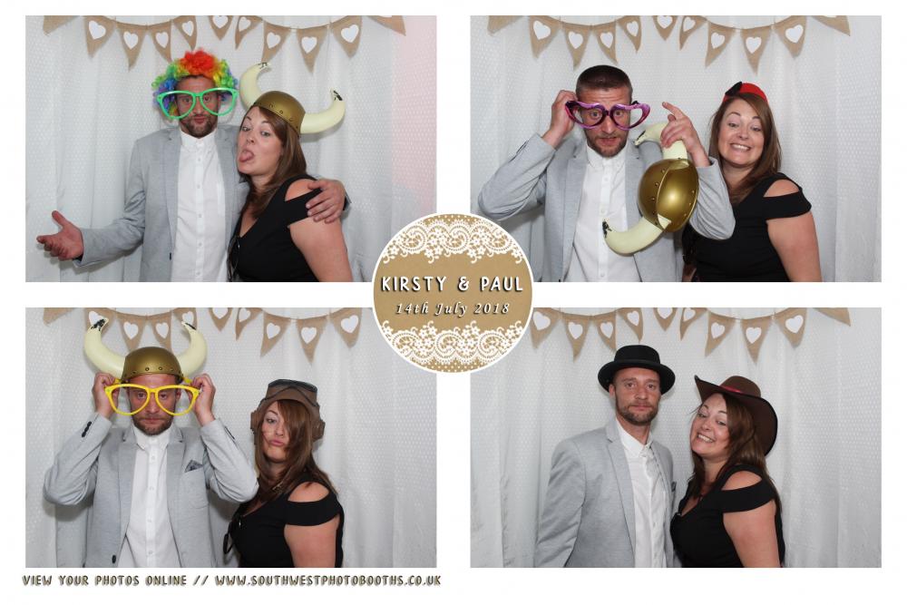 Kirsty and Paul | View more photos from the event at gallery.southwestphotobooths.co.uk/u/SWPB/Kirsty-and-Paul