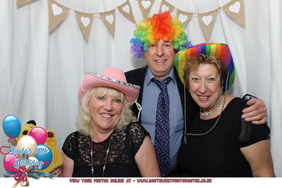 Linda 70th Birthday Party  | View more photos from the event at gallery.southwestphotobooths.co.uk/u/SWPB/Linda-70th-Birthday-Party