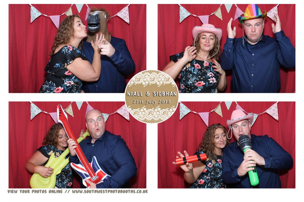 Niall and Siobhan | View more photos from the event at gallery.southwestphotobooths.co.uk/u/SWPB/Niall-and-Siobhan