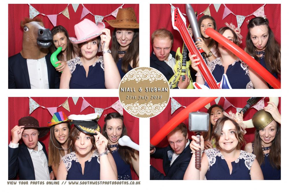 Niall and Siobhan | View more photos from the event at gallery.southwestphotobooths.co.uk/u/SWPB/Niall-and-Siobhan