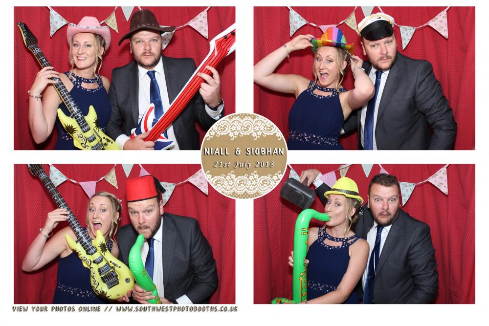 Niall and Siobhan | View more photos from the event at gallery.southwestphotobooths.co.uk/u/SWPB/Niall-and-Siobhan