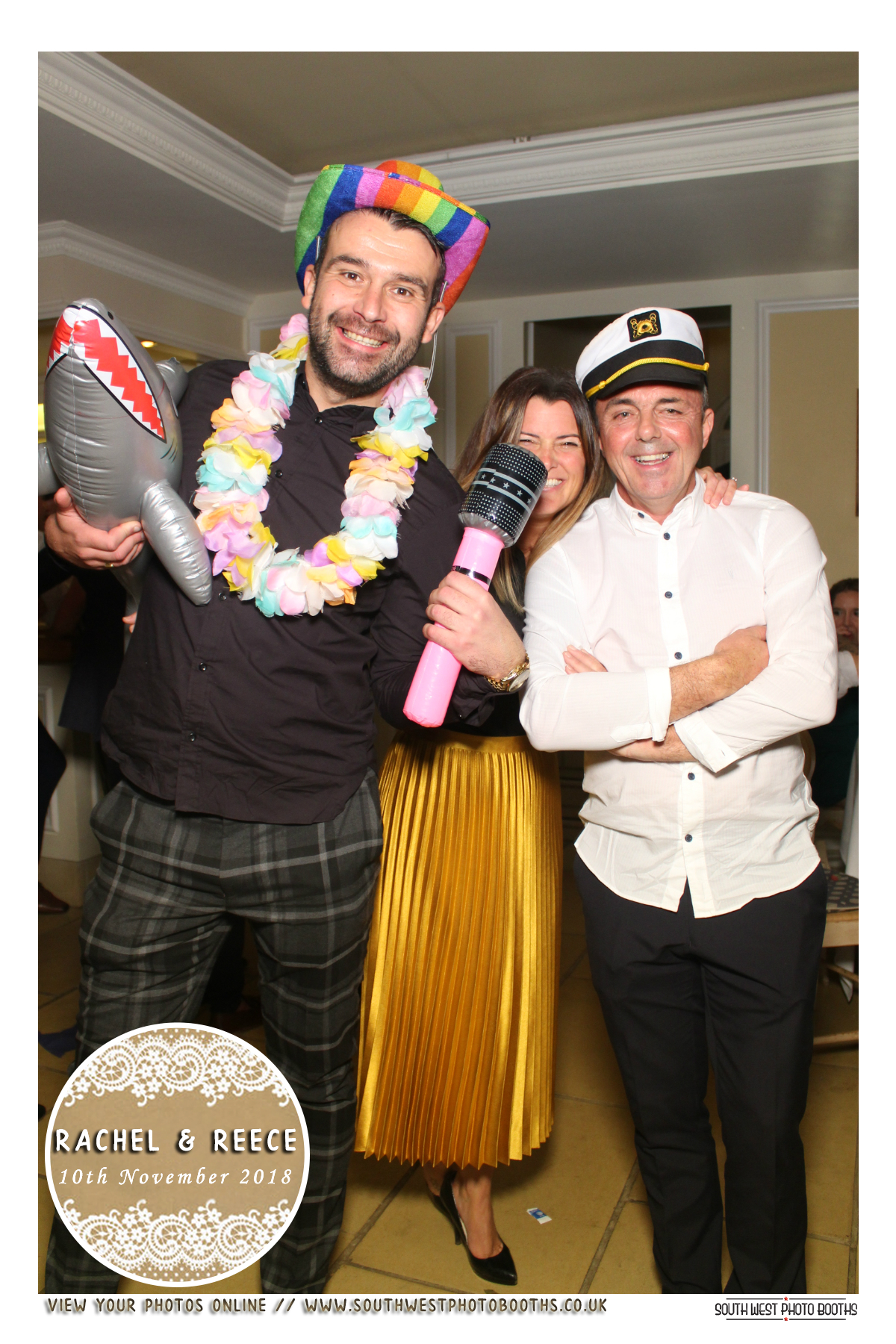 Rachel & Reece | View more photos from the event at gallery.southwestphotobooths.co.uk/u/SWPB/Rachel-Reece