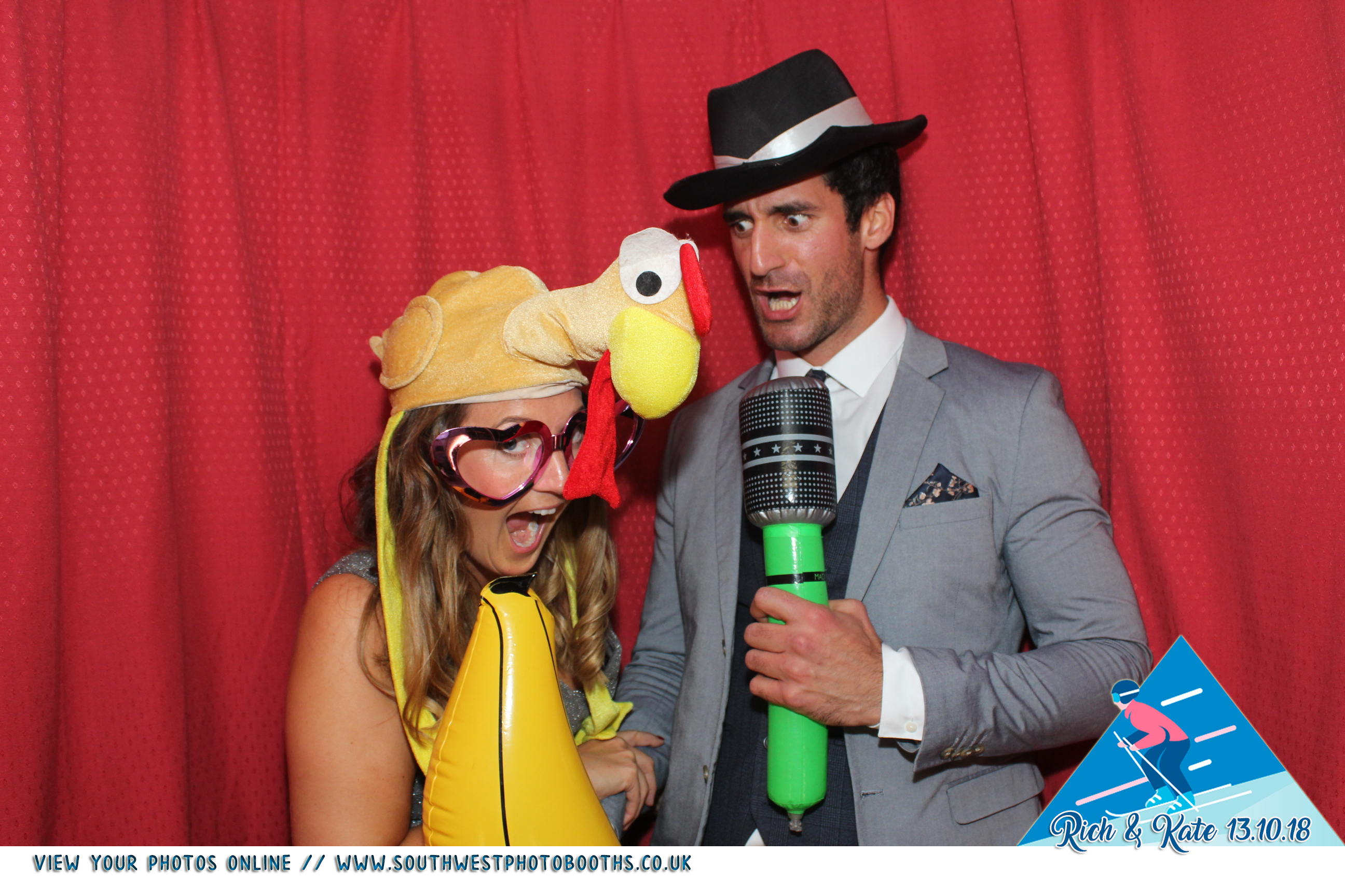 Rich and Kate | View more photos from the event at gallery.southwestphotobooths.co.uk/u/SWPB/Rich-and-Kate