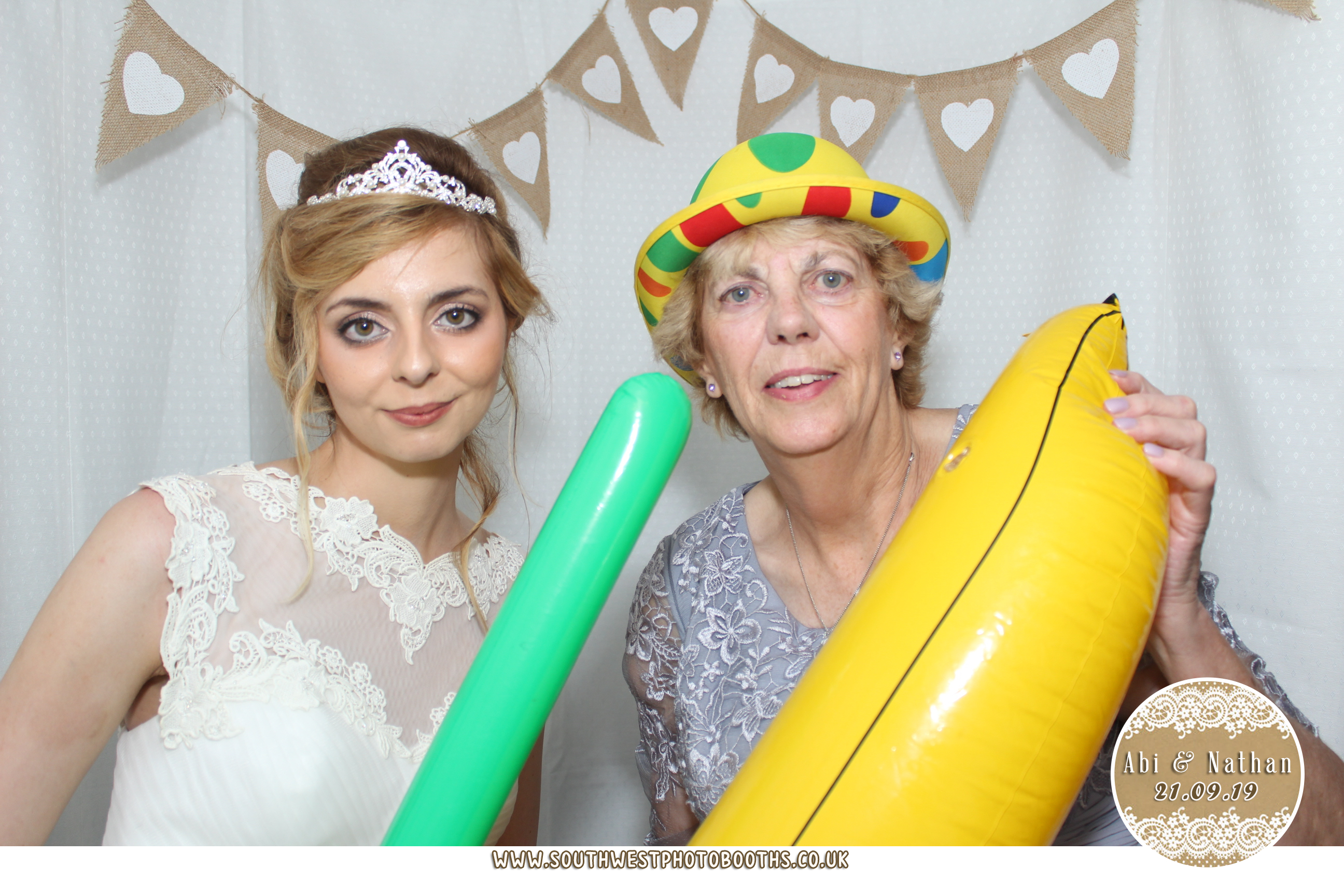 Abi and Nathan | View more photos from the event at gallery.southwestphotobooths.co.uk/u/SWPB/Abi-and-Nathan