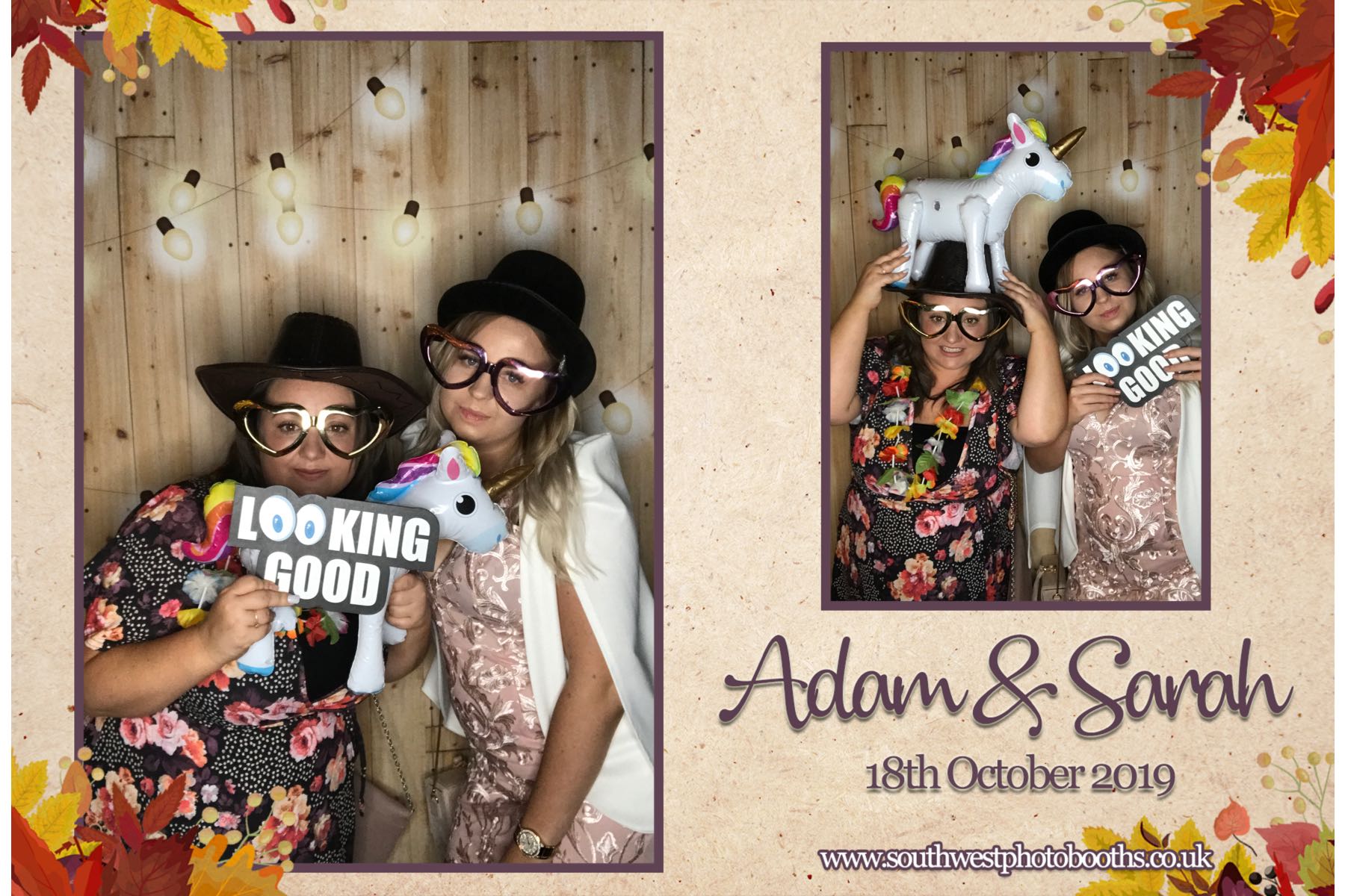 Adam and Sarah | View more photos from the event at gallery.southwestphotobooths.co.uk/u/SWPB/Adam-and-Sarah