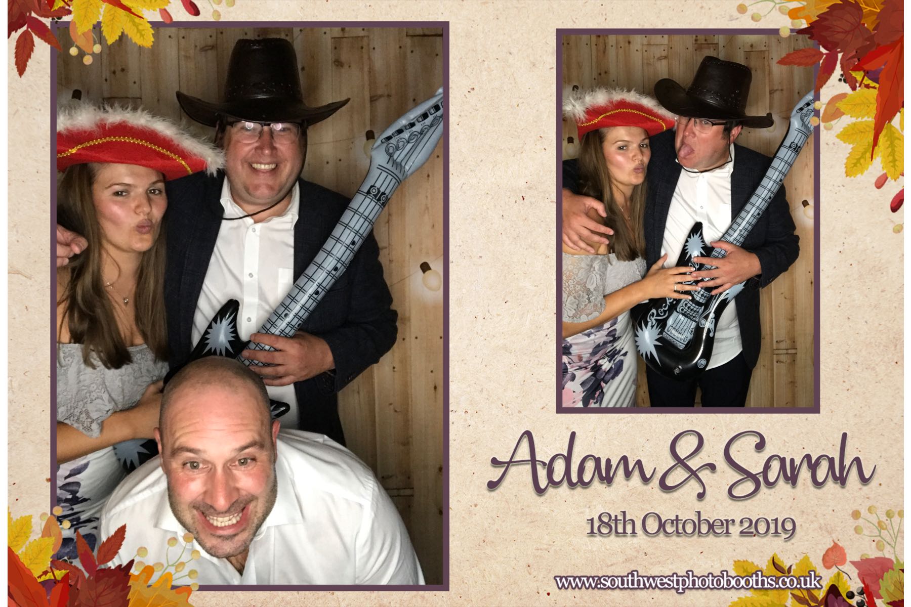 Adam and Sarah | View more photos from the event at gallery.southwestphotobooths.co.uk/u/SWPB/Adam-and-Sarah