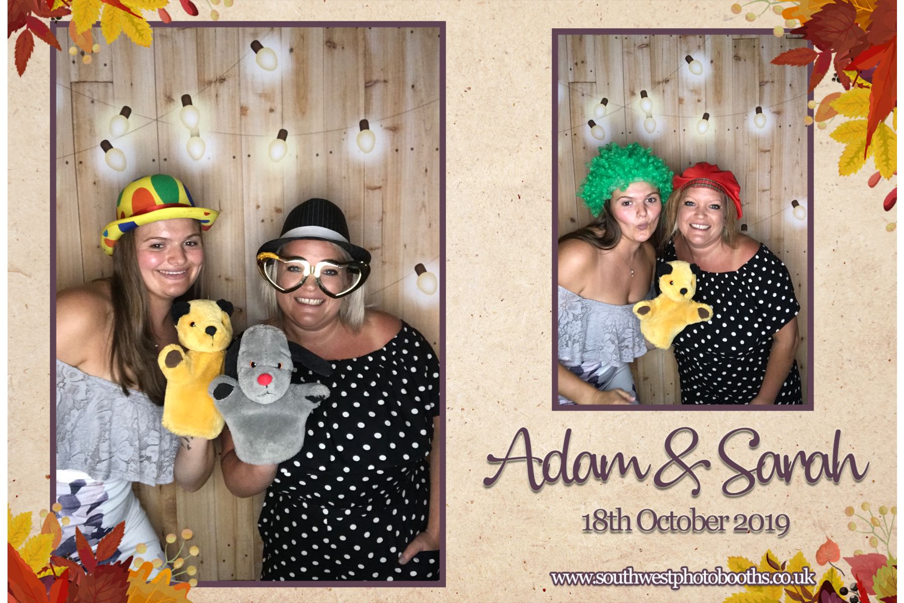 Adam and Sarah | View more photos from the event at gallery.southwestphotobooths.co.uk/u/SWPB/Adam-and-Sarah