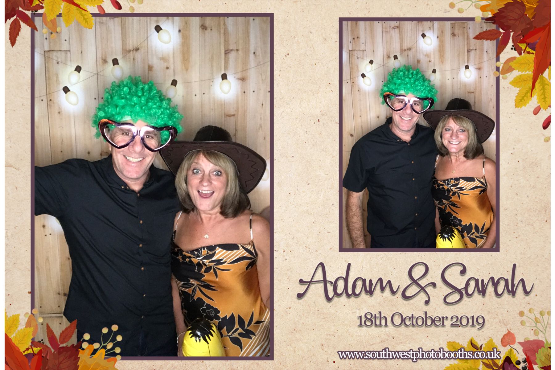 Adam and Sarah | View more photos from the event at gallery.southwestphotobooths.co.uk/u/SWPB/Adam-and-Sarah