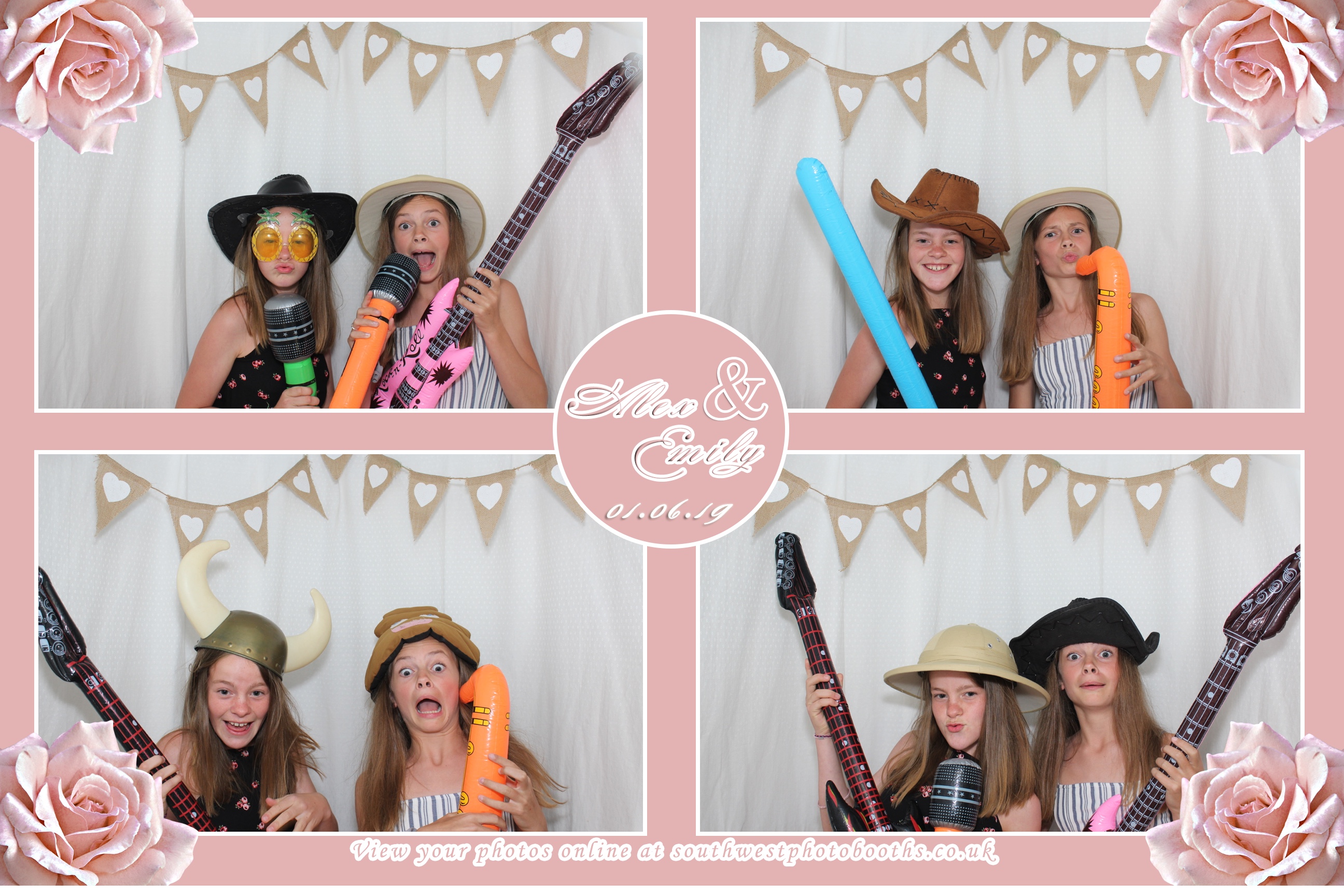 Alex and Emily | View more photos from the event at gallery.southwestphotobooths.co.uk/u/SWPB/Alex-and-Emily