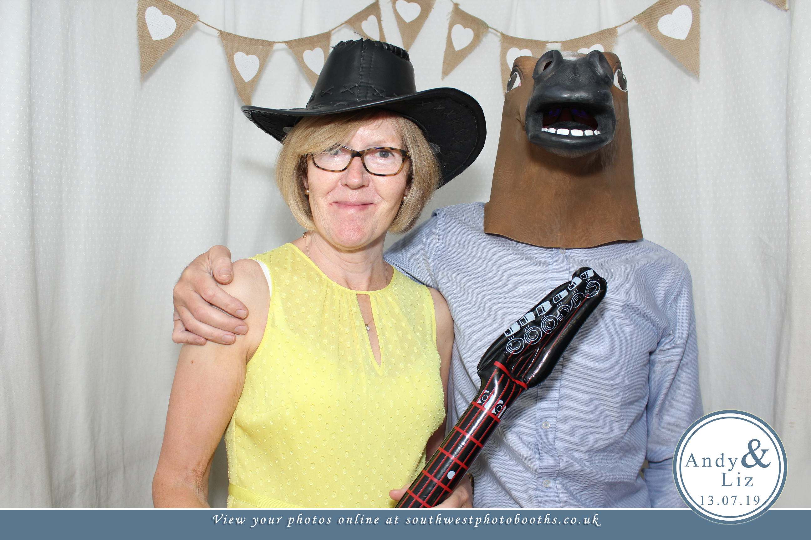 Andy and Liz | View more photos from the event at gallery.southwestphotobooths.co.uk/u/SWPB/Andy-and-Liz
