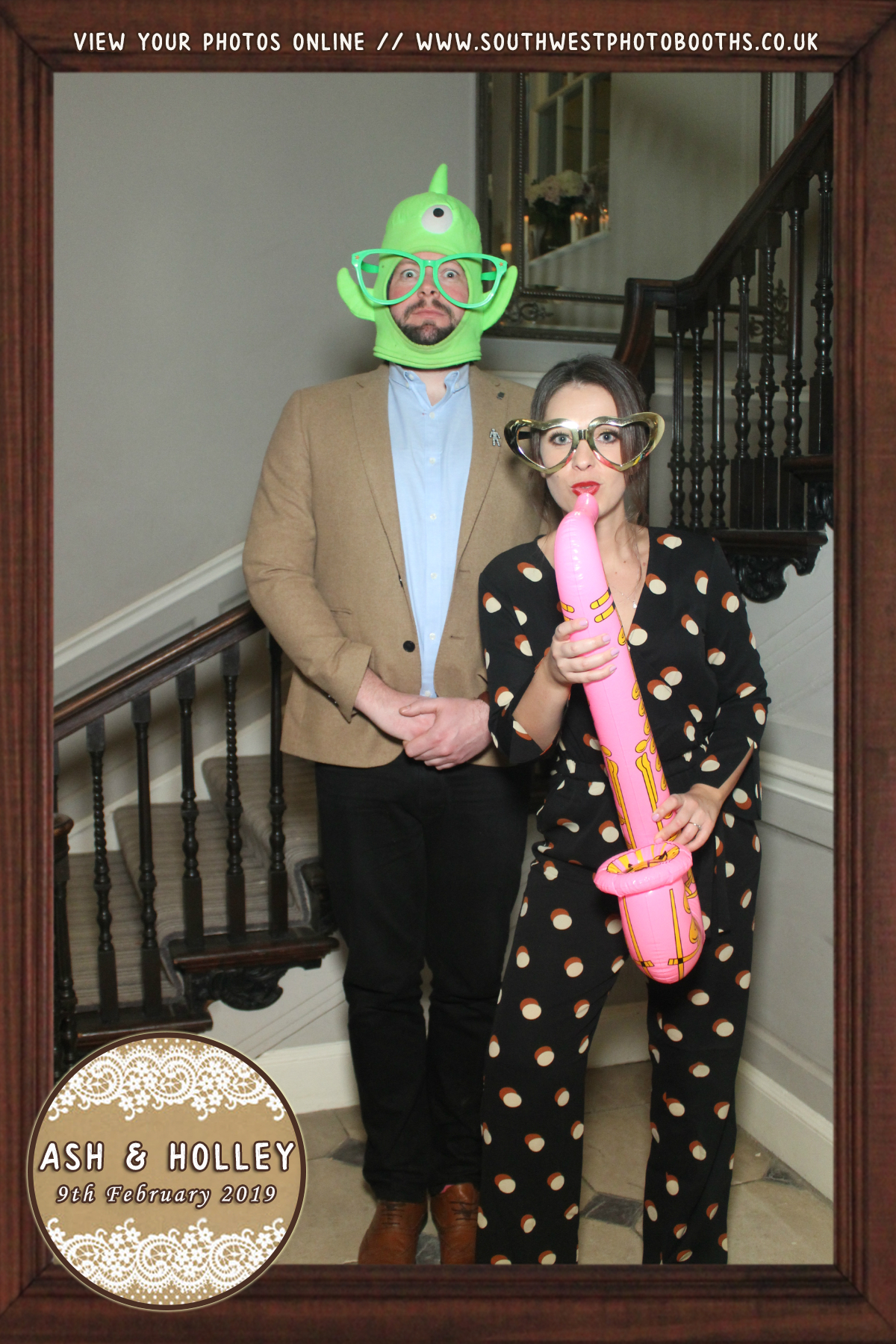 Ash and Holley | View more photos from the event at gallery.southwestphotobooths.co.uk/u/SWPB/Ash-and-Holley