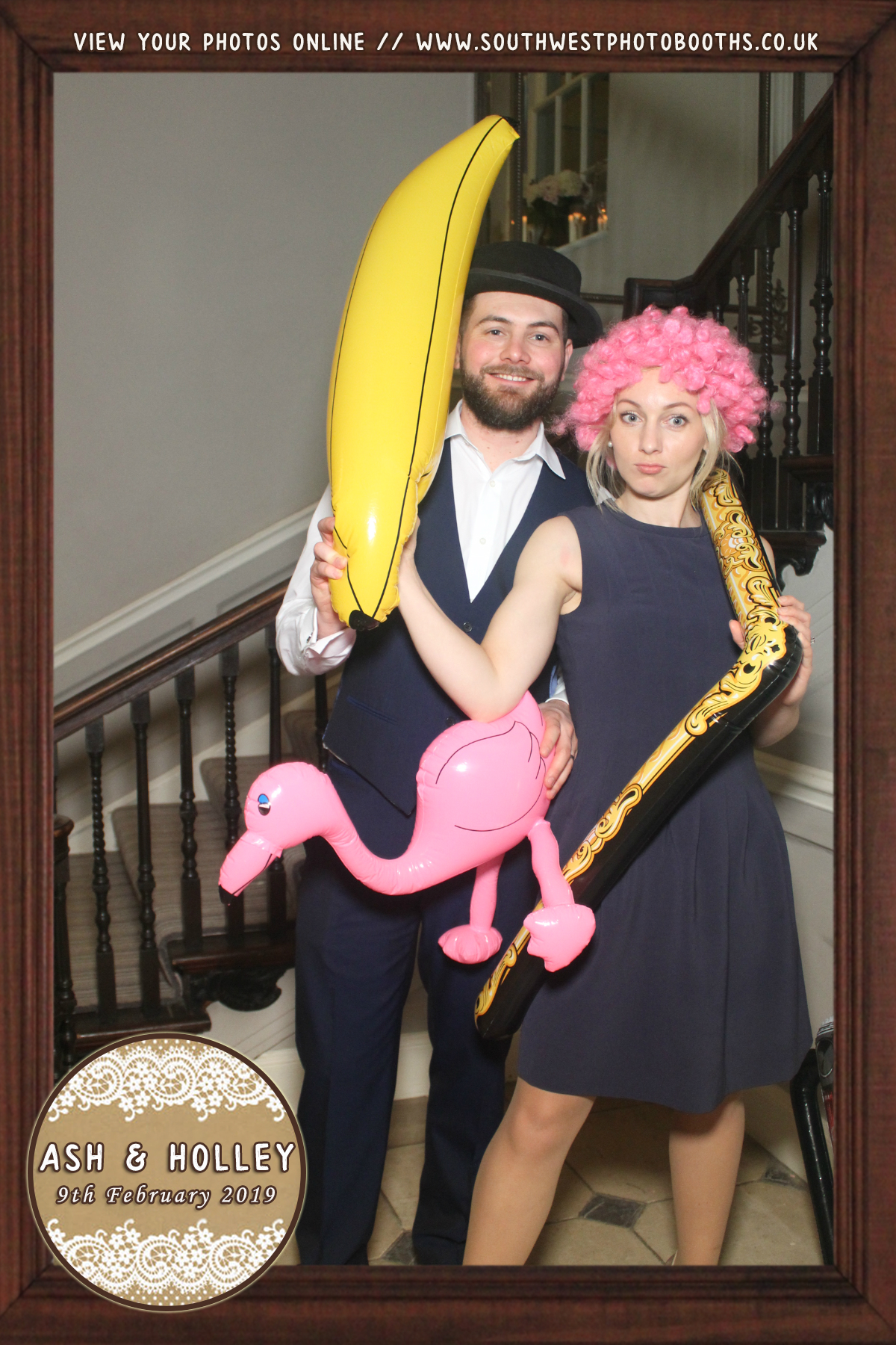 Ash and Holley | View more photos from the event at gallery.southwestphotobooths.co.uk/u/SWPB/Ash-and-Holley