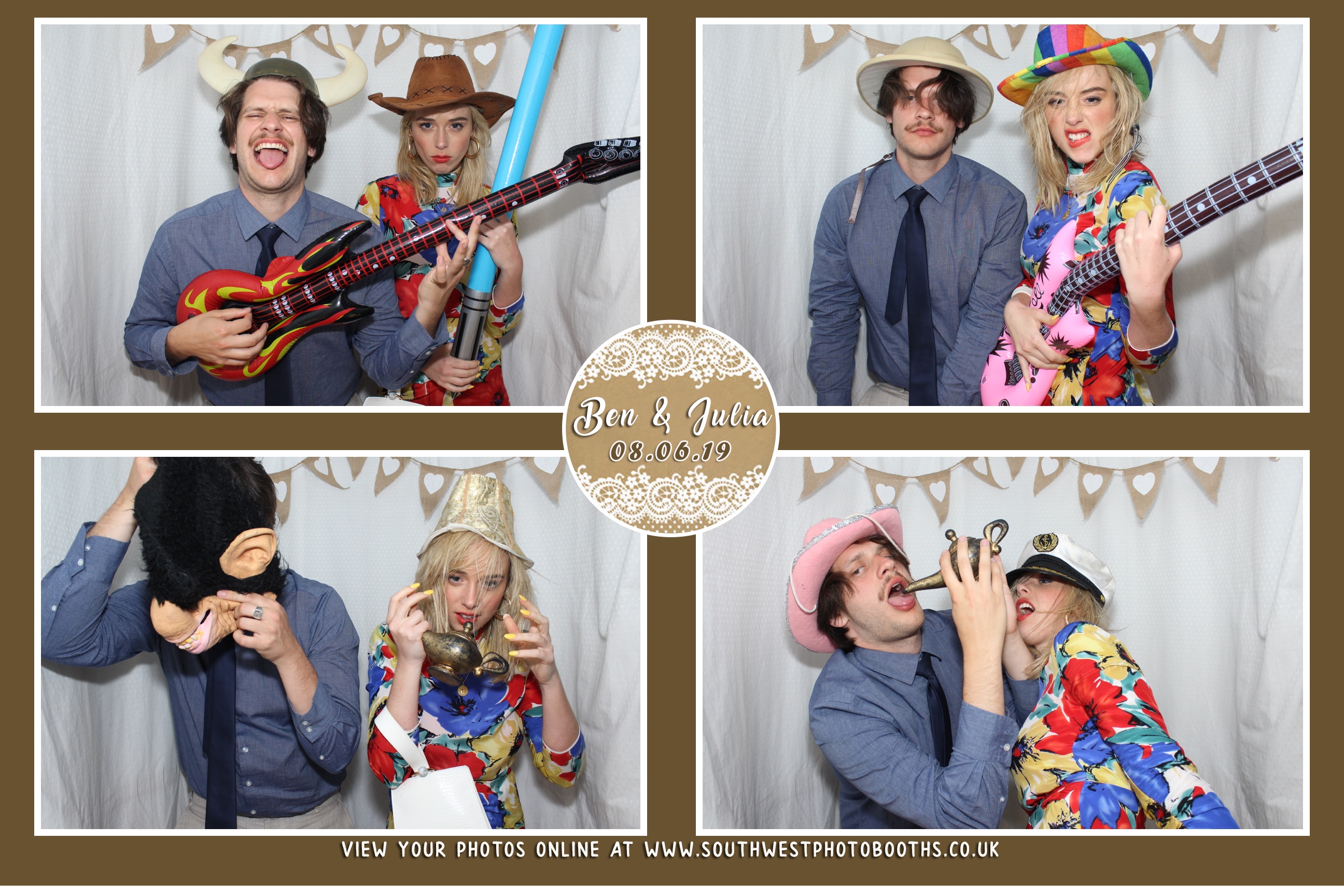 Ben and Julia | View more photos from the event at gallery.southwestphotobooths.co.uk/u/SWPB/Ben-and-Julia