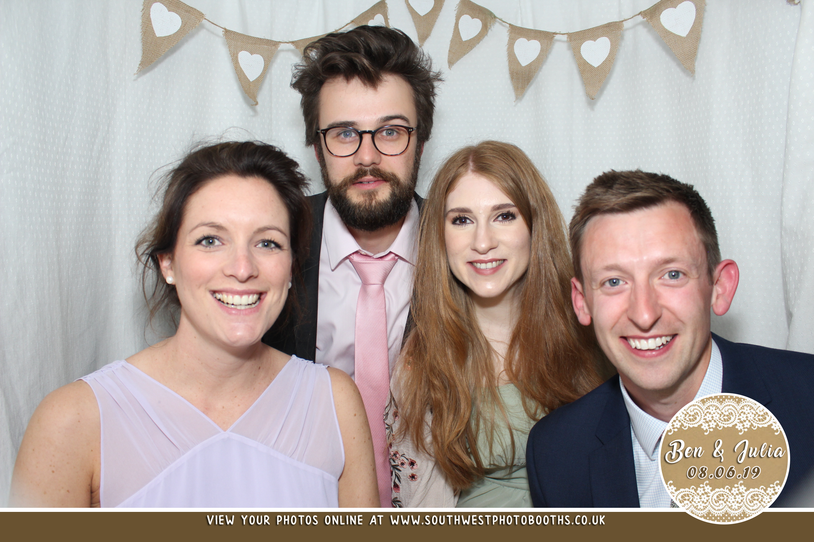 Ben and Julia | View more photos from the event at gallery.southwestphotobooths.co.uk/u/SWPB/Ben-and-Julia