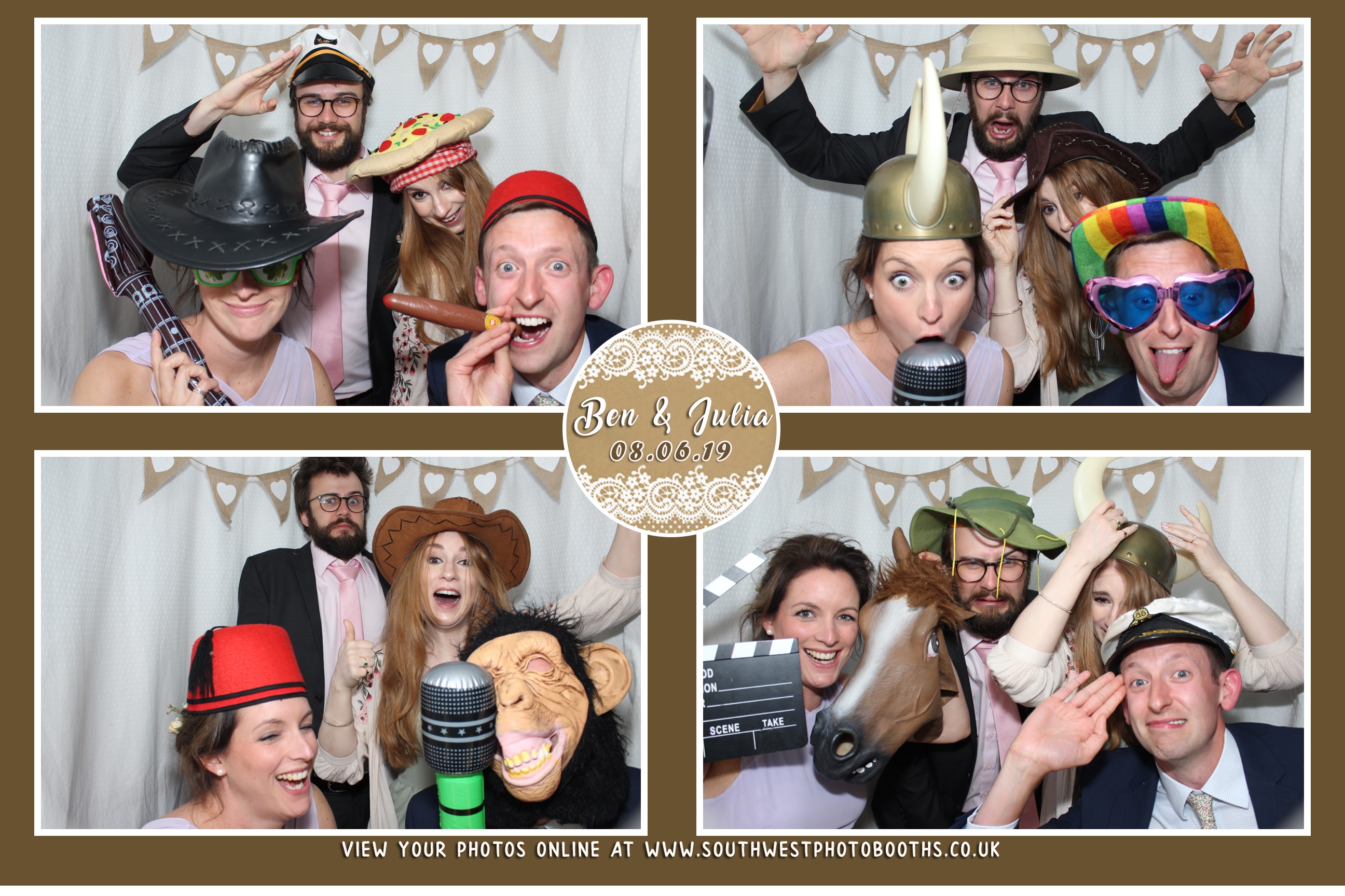 Ben and Julia | View more photos from the event at gallery.southwestphotobooths.co.uk/u/SWPB/Ben-and-Julia