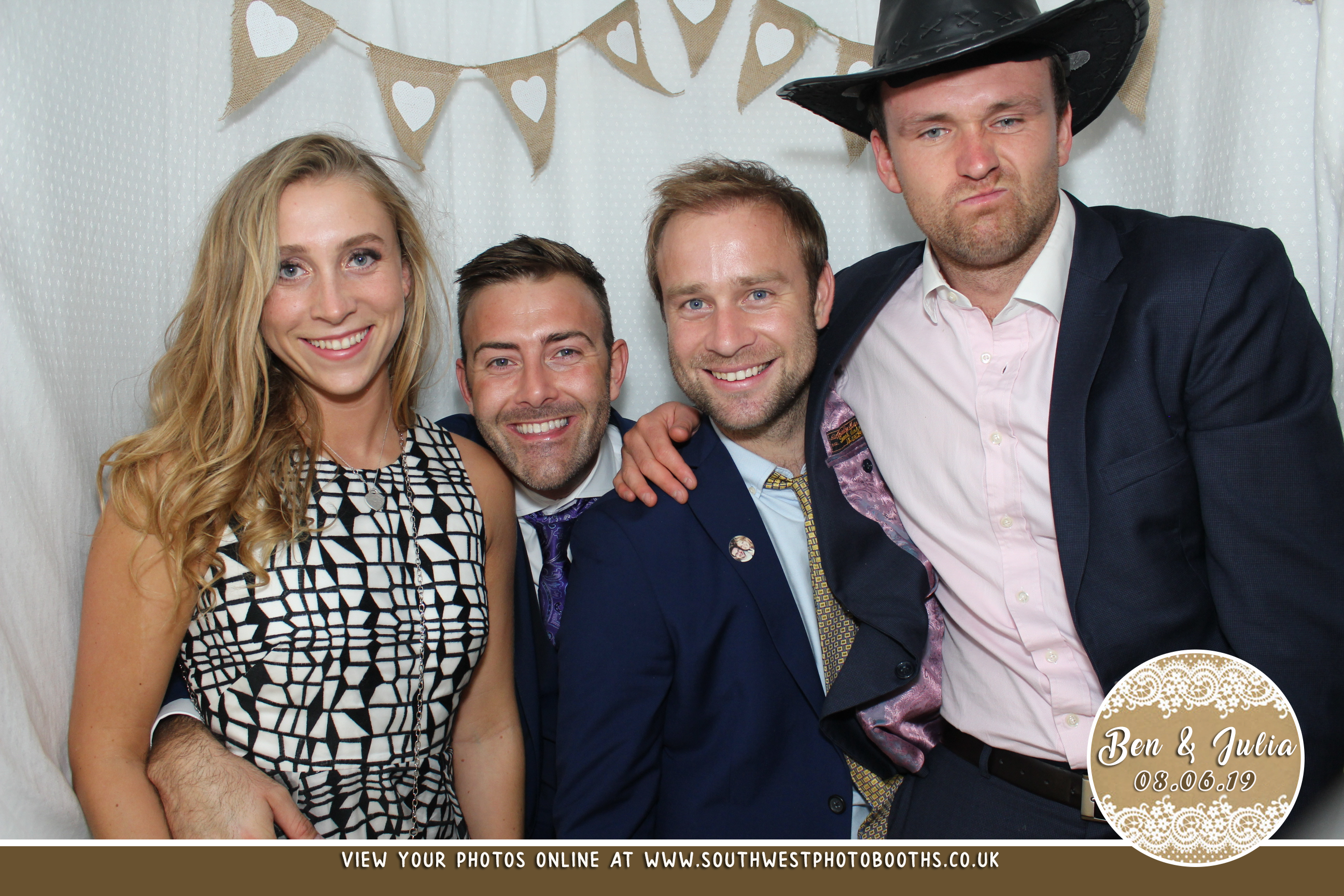 Ben and Julia | View more photos from the event at gallery.southwestphotobooths.co.uk/u/SWPB/Ben-and-Julia