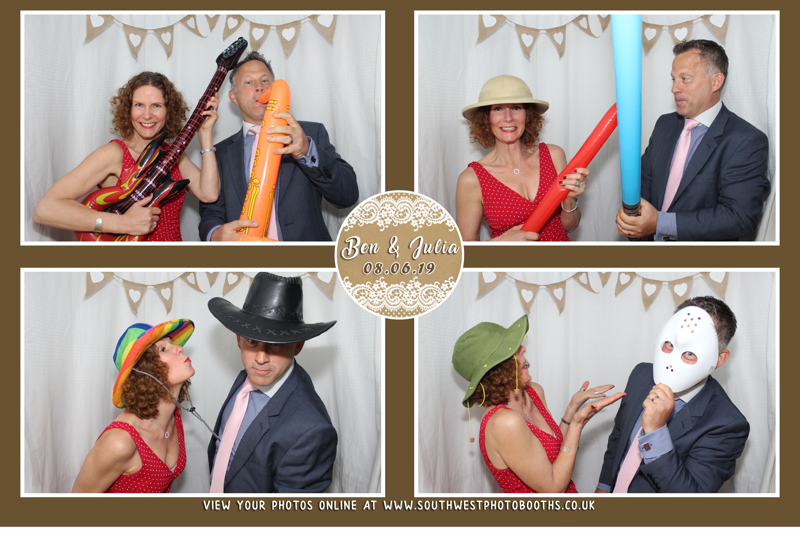 Ben and Julia | View more photos from the event at gallery.southwestphotobooths.co.uk/u/SWPB/Ben-and-Julia