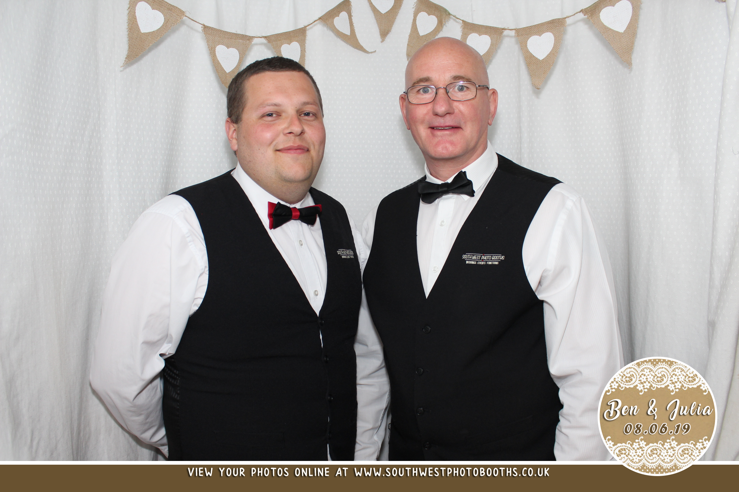 Ben and Julia | View more photos from the event at gallery.southwestphotobooths.co.uk/u/SWPB/Ben-and-Julia