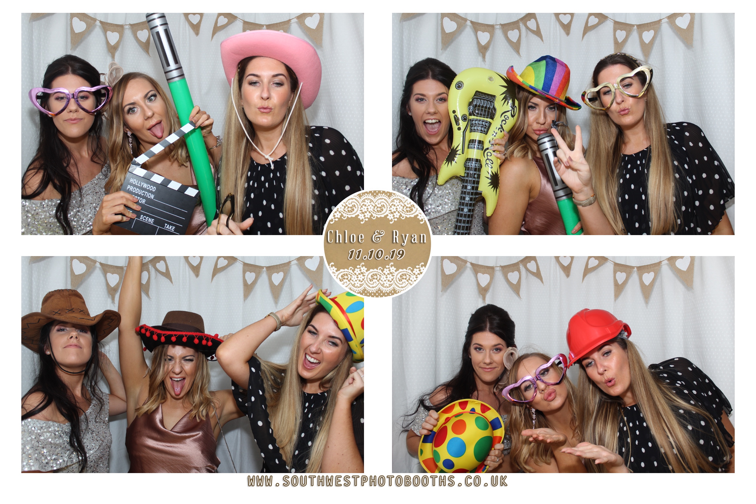 Chloe and Ryan | View more photos from the event at gallery.southwestphotobooths.co.uk/u/SWPB/Chloe-and-Ryan